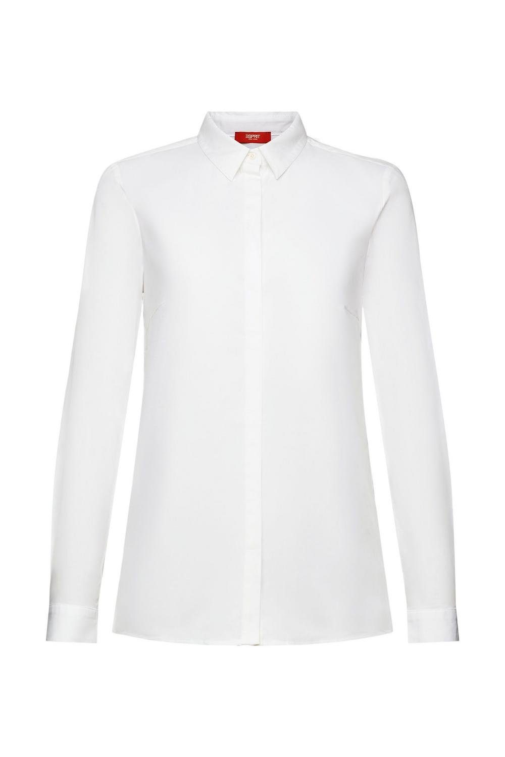 Esprit Blusenshirt basic blouse, WHITE