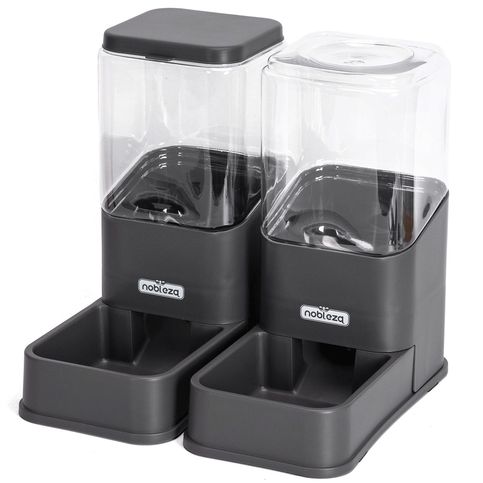 nobleza Futterspender Futterspender Futterautomat Wasser für Katze und Hund