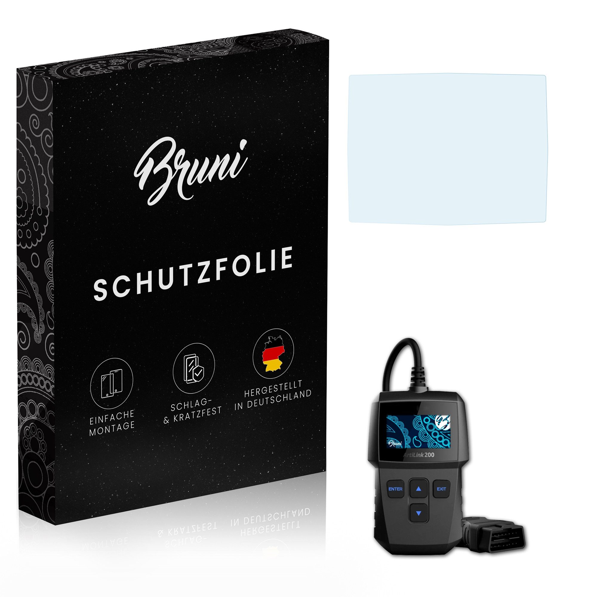 Schutzfolie Glasklare Displayschutzfolie für ArtiLink200