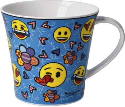Goebel Tasse »Britto Emojis«, Porzellan, Pop Art, Coffee-/Tea Mug, Emoji® by BRITTO® - Always Happy