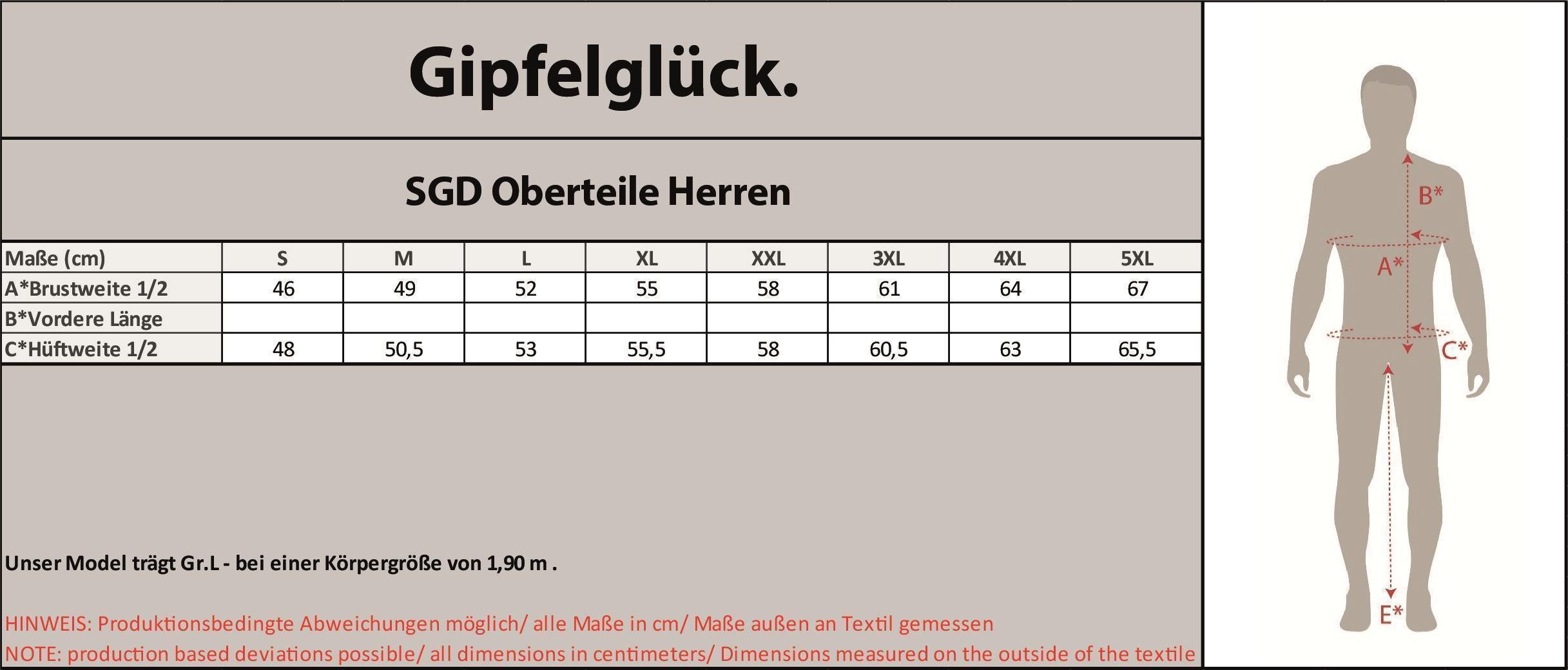 Gipfelglück Fleecejacke Heinz für Herren atmungsaktiv, Komfort, Leicht