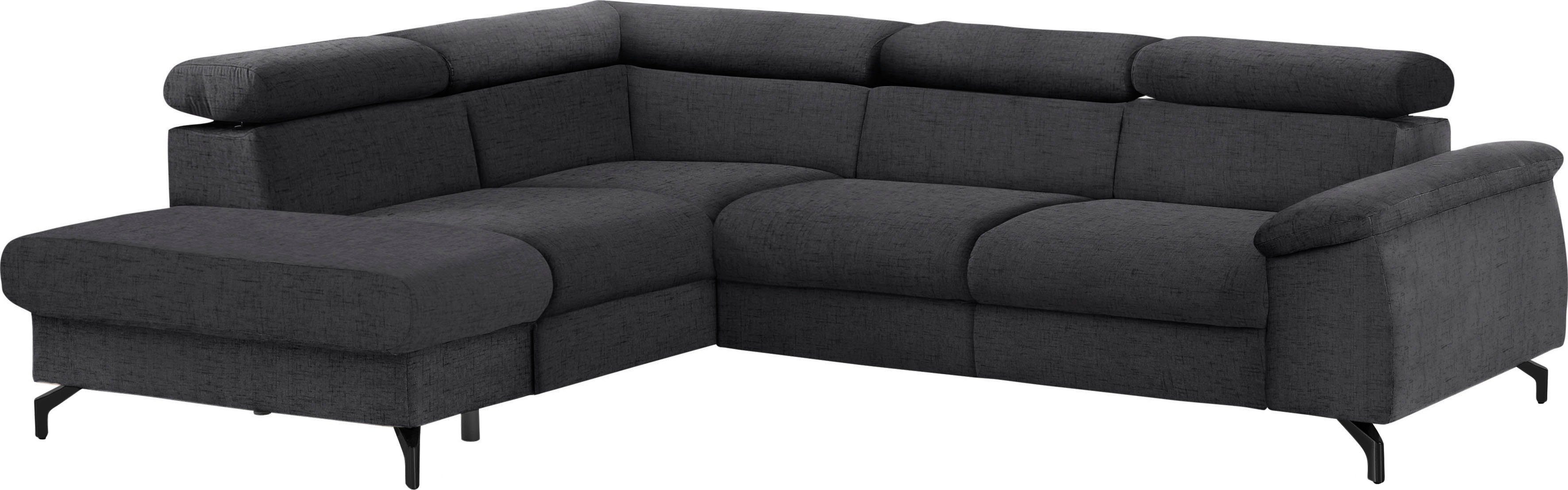 COTTA Ecksofa "Komaris L-Form", mit Kopfteilverstellung, wahlweise mit Bett günstig online kaufen
