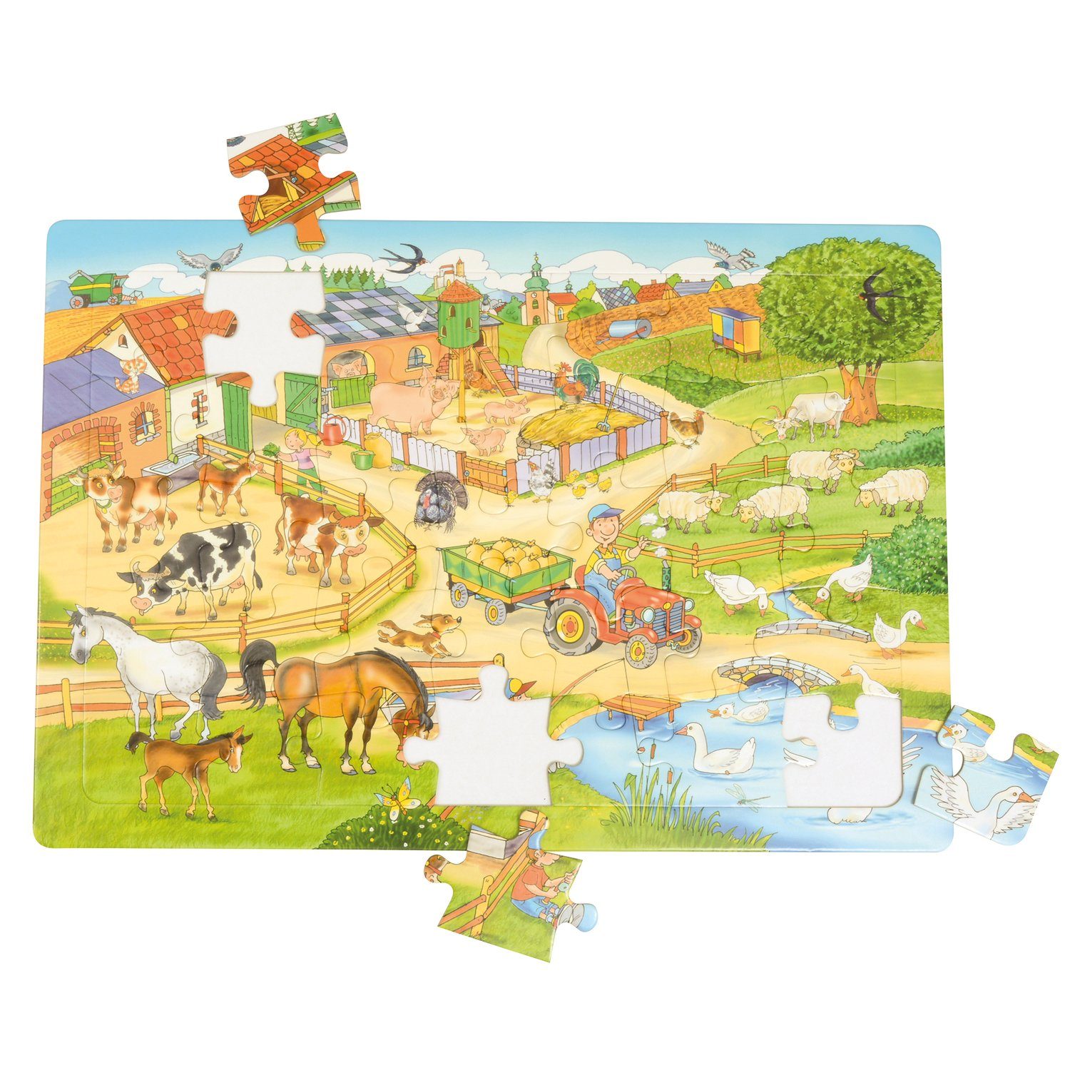 Lernspielzeug Puzzle Bauernhof EDUPLAY