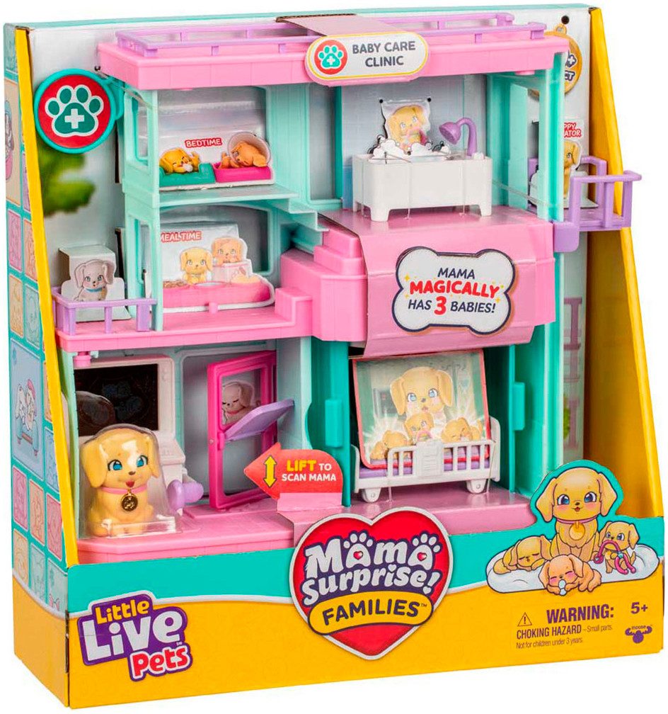 Moose Spielwelt Little Live Pets: Mama Surprise Families Baby Care Clinic