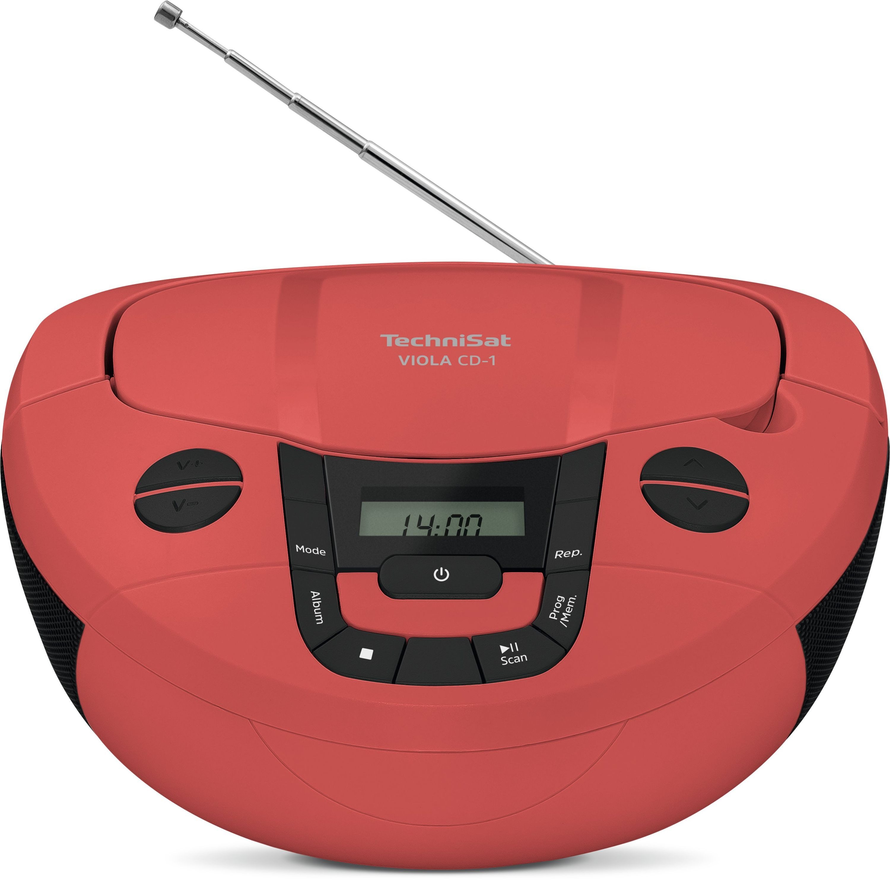 TechniSat VIOLA CD-1 UKW-Radio (FM-Tuner mit RDS, 2 W, CD-Player, Bluetooth, Tragegriff, Netz- und Batteriebetrieb) – Bild 2 von 5
