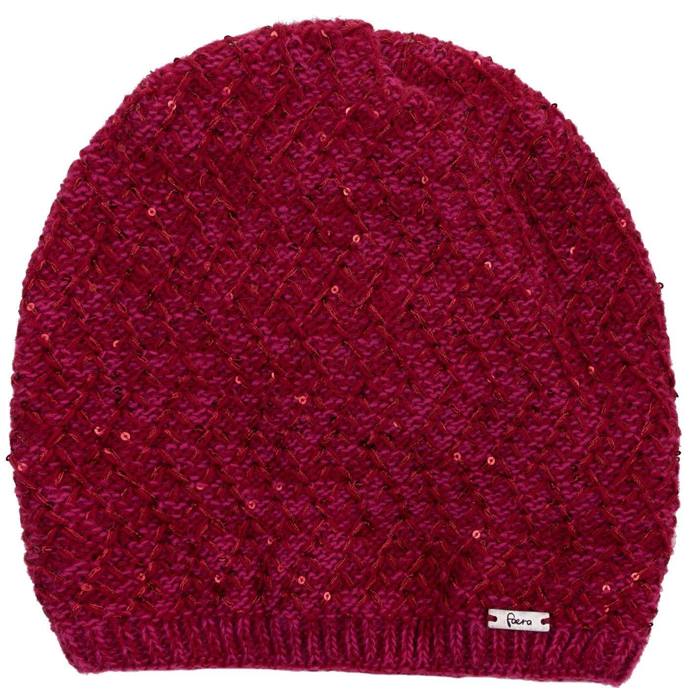 Faera Strickmütze Wintermütze Damen Mütze Beanie Haube gefüttert Strickmütze Damenmütze