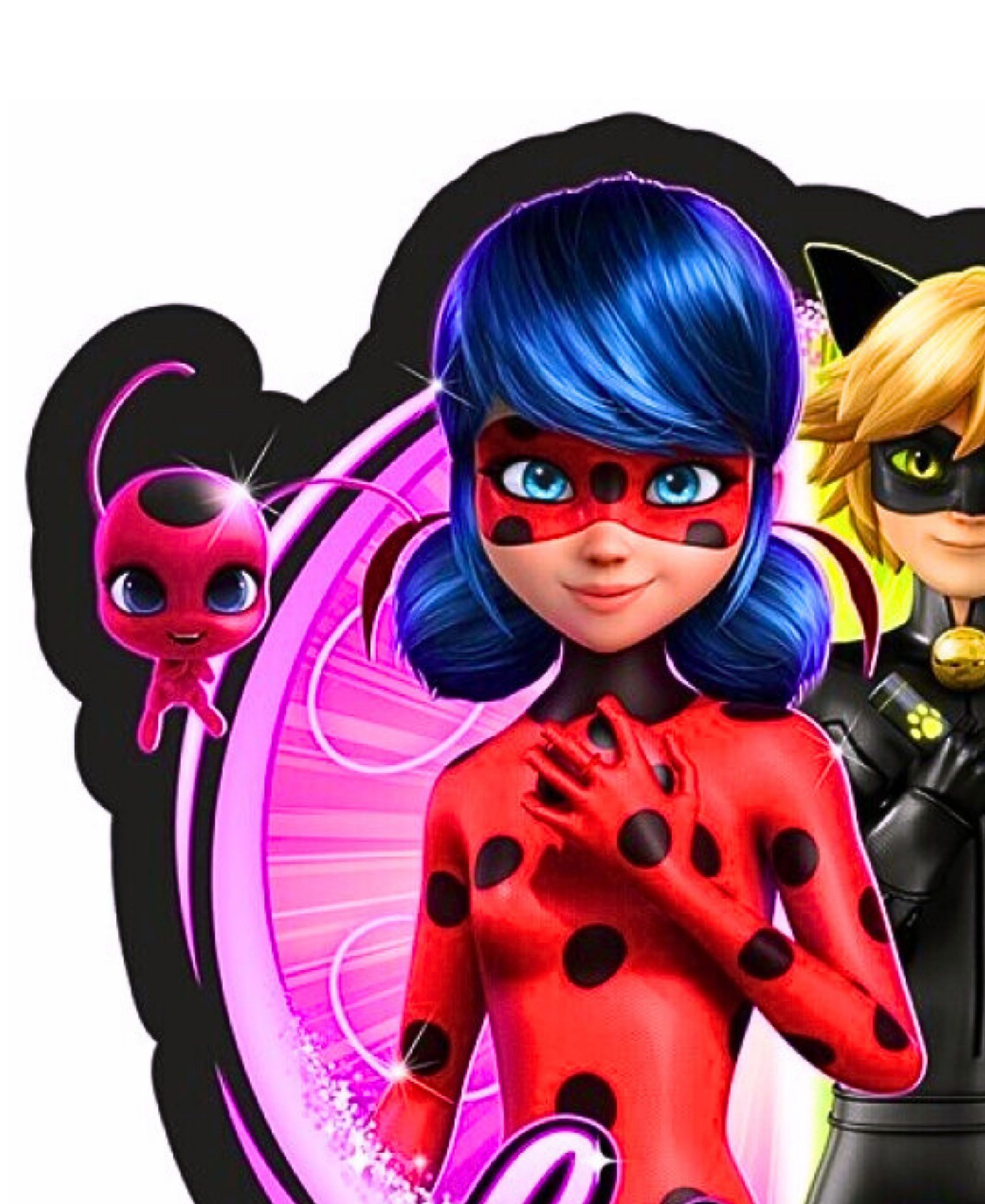 Miraculous - Ladybug Dekokissen Ladybug & Cat Noir, Kinder Formkissen Kusch günstig online kaufen