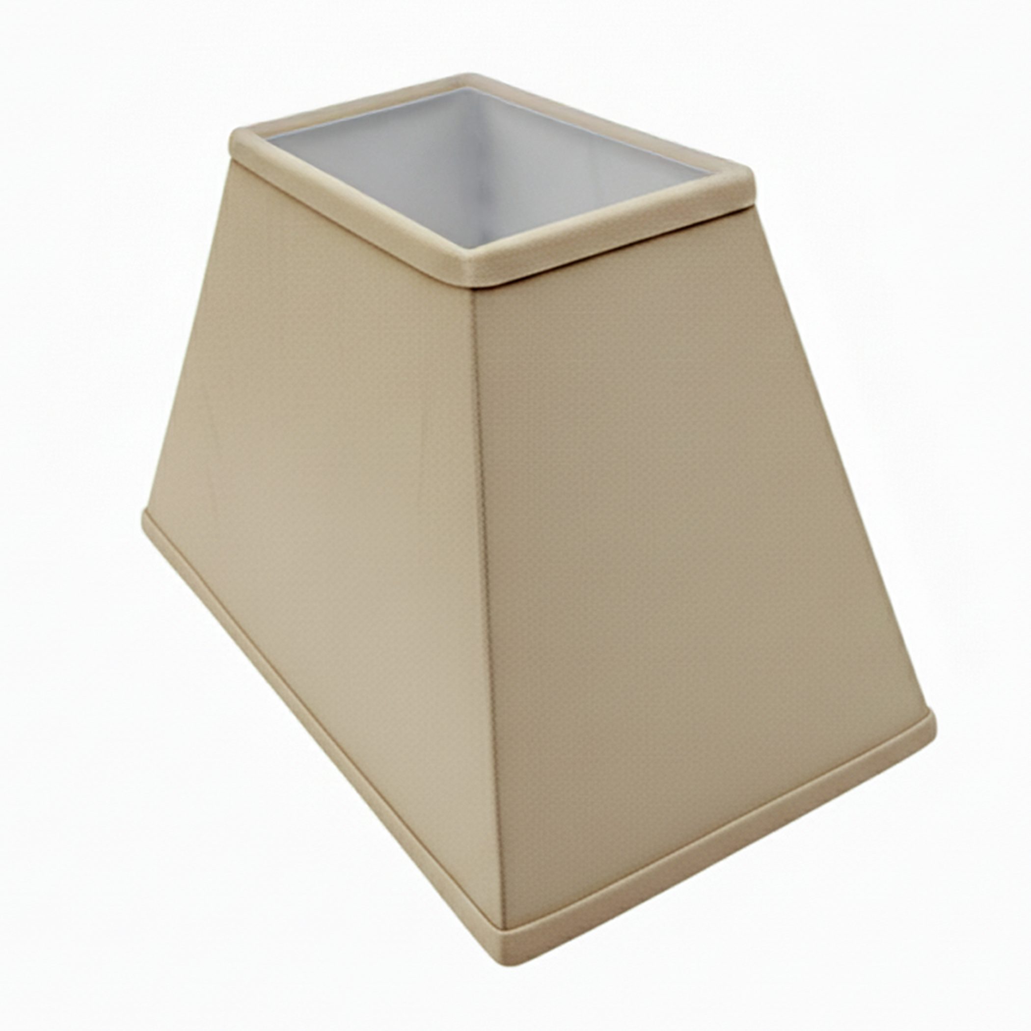 B&S Lampenschirm Lampenschirm rechteckig Velvet beige B:30x20/T:15x10/H:18cm, Jinming