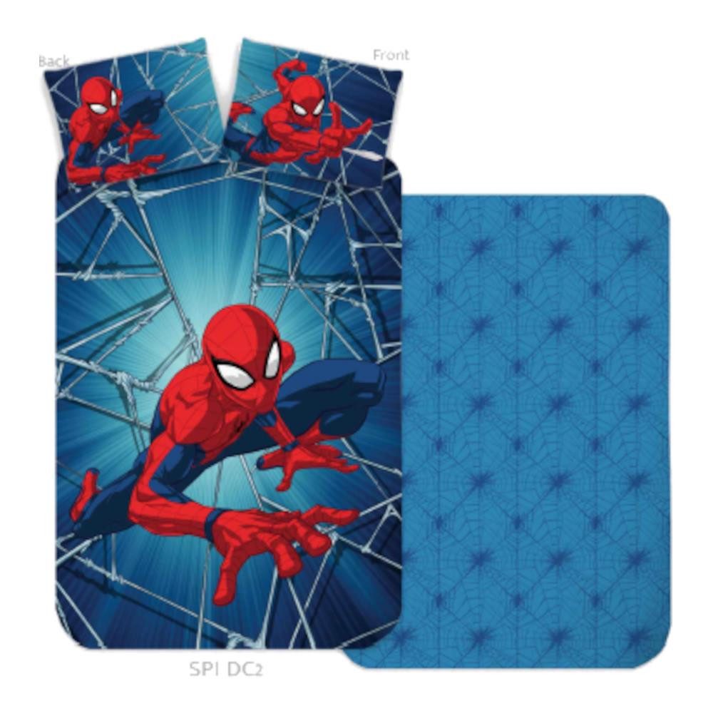 Spiderman Babybettwäsche Spiderman Baby- / Kleinkinder Bettwäsche in Blau, günstig online kaufen