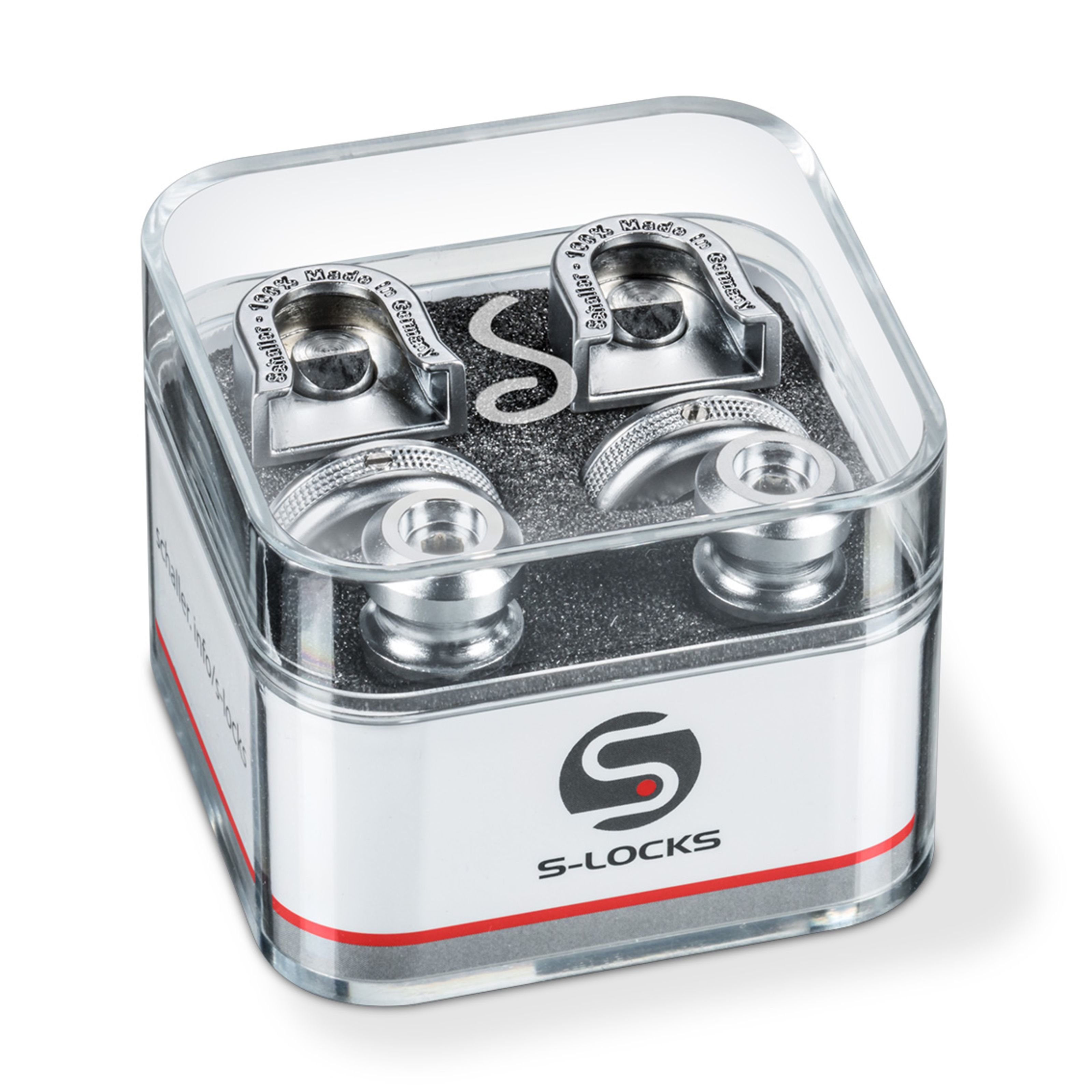 Schaller Plektrum, S-Locks Satin Chrome - Zubehör für Gitarren