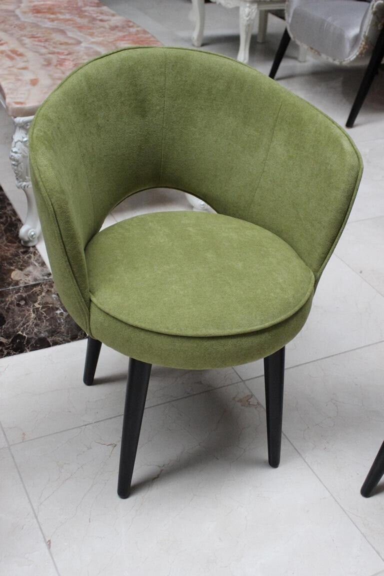 Stuhl Stuhlgruppe (2 Design Sessel Grün 2x JVmoebel Stuhl St) Sitz Stühle Polster Sofort