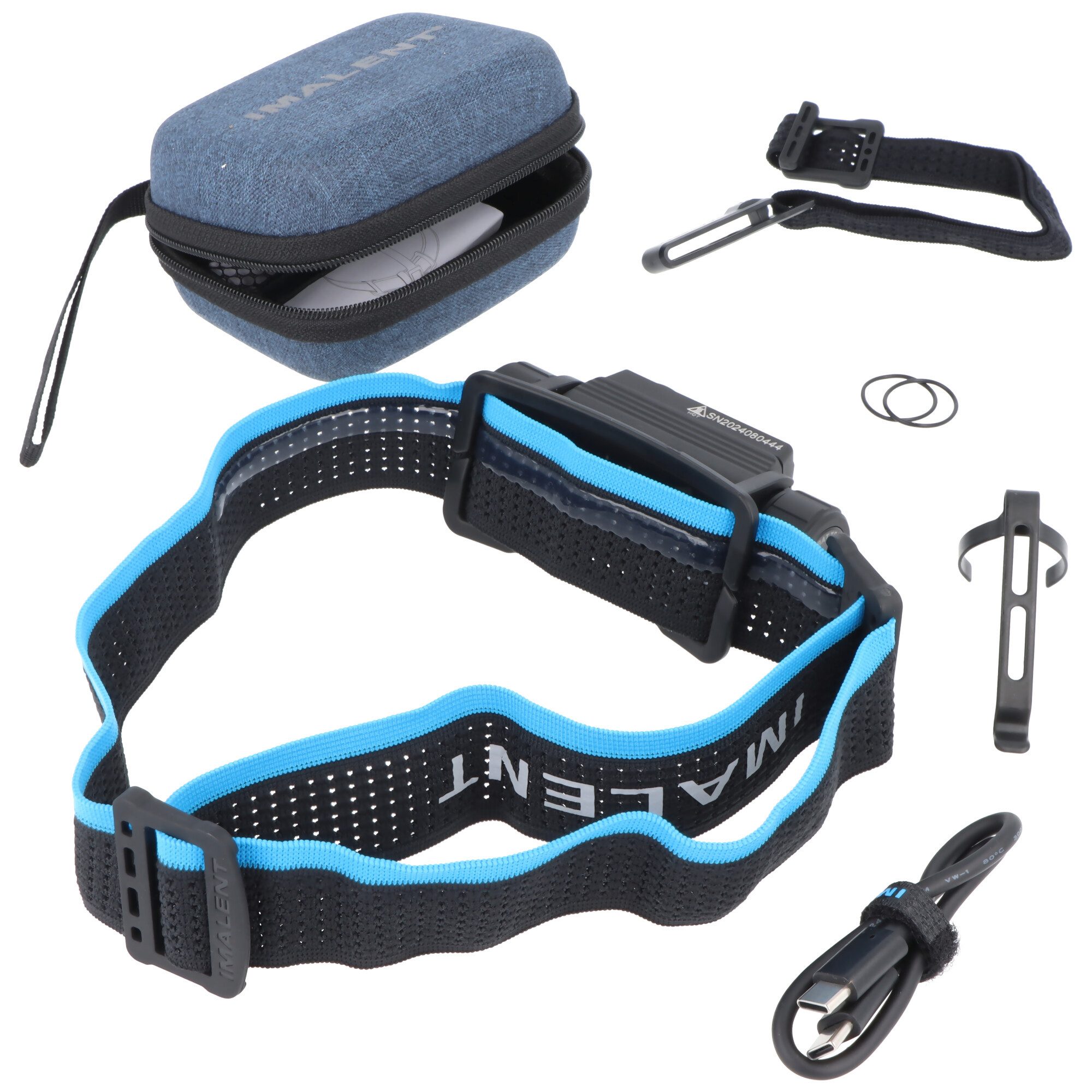 Imalent LED Taschenlampe Imalent HT50 Stirnlampe, 3000 Lumen, zwei Lichtquellen, Powerbank Fun