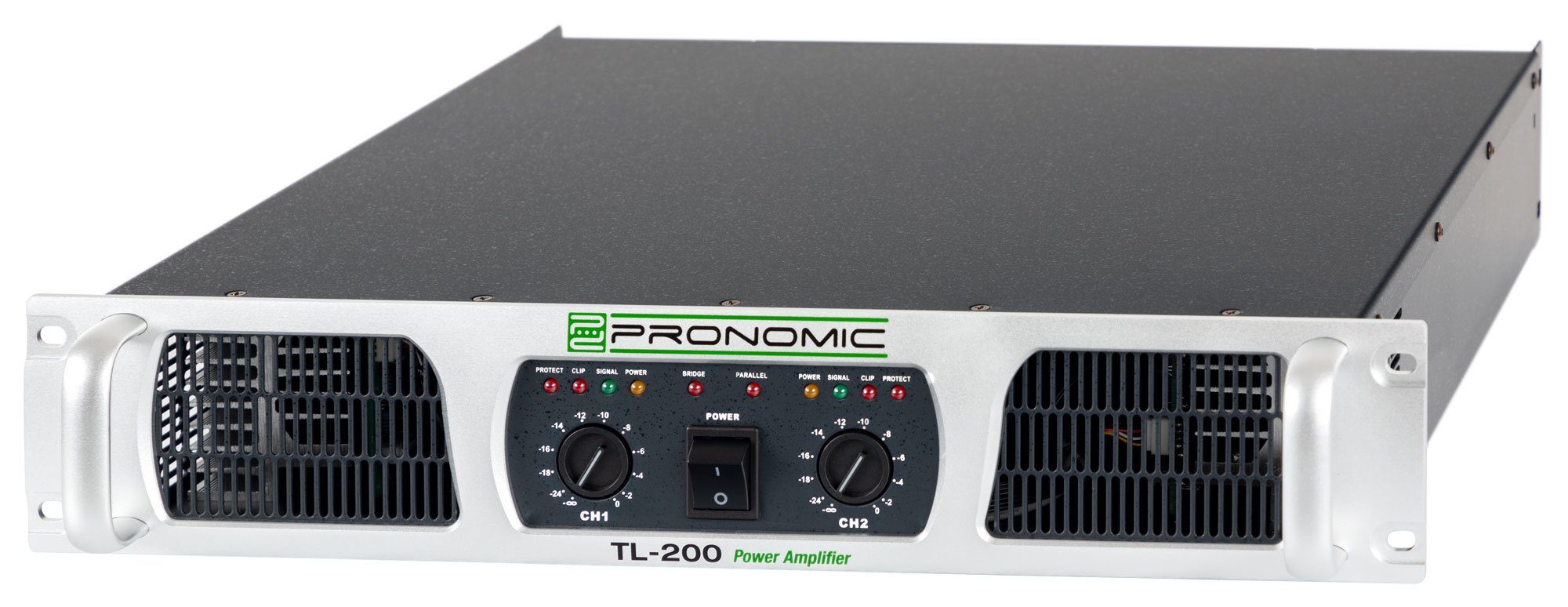 Pronomic TL-200 Endstufe Verstärker (Anzahl Kanäle: 2 Kanal Колонки- Schraubklemmen, 1000 W, Stereo-Leistungsverstärker mit 2x 500 Watt an 2 Ohm)