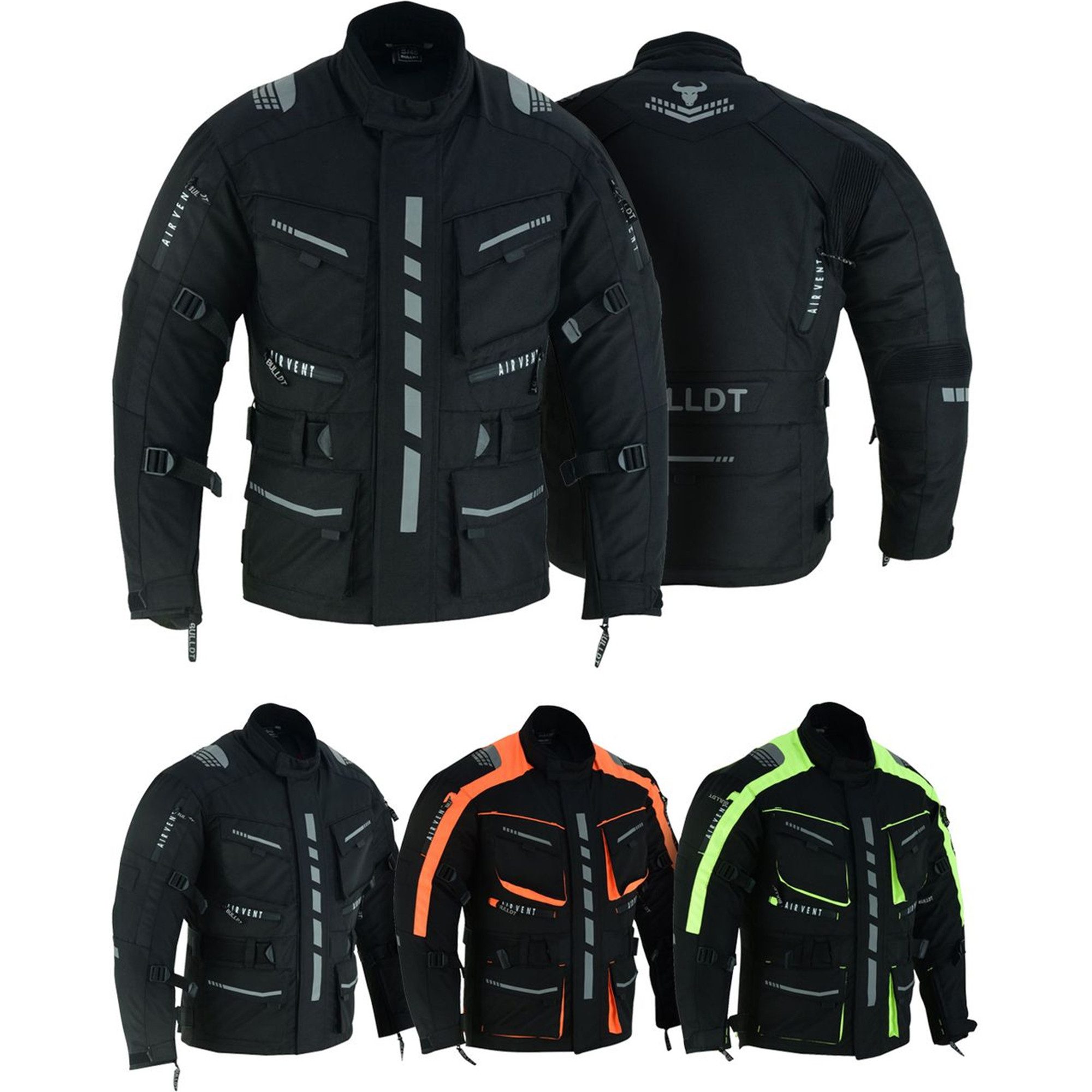 BULLDT Motorradjacke BLD325J Motorradjacke Cordura Textilien Jacke Bikerjac günstig online kaufen