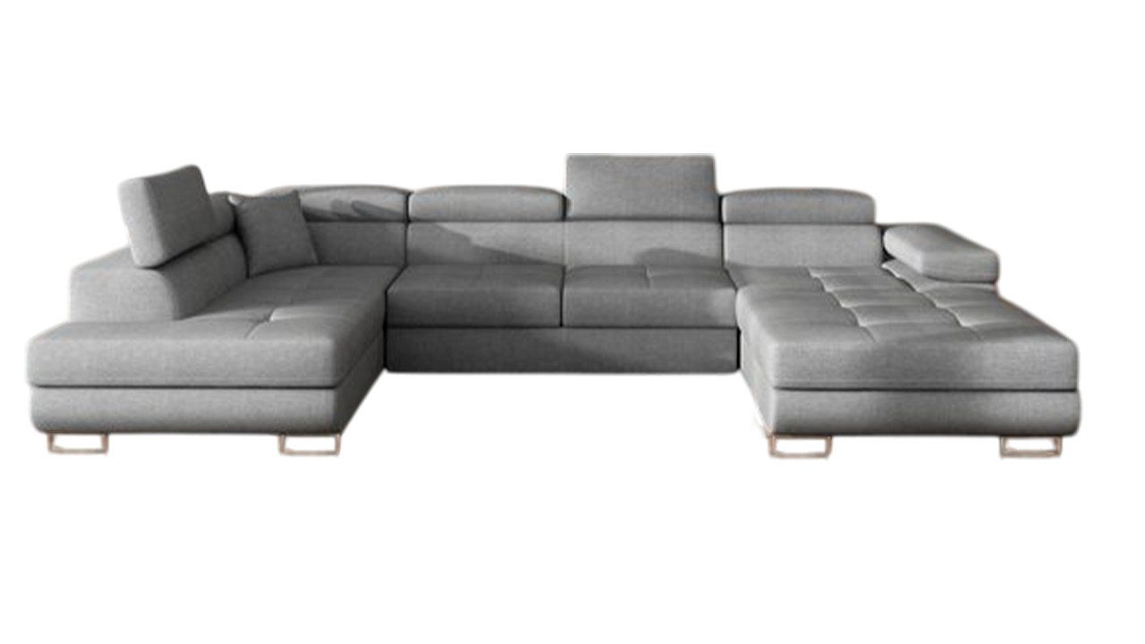 Xlmoebel Wohnlandschaft Stoff U-Form Sofa Wohnlandschaft Eckcouch Garnitur Modernes, Hergestellt in Europa