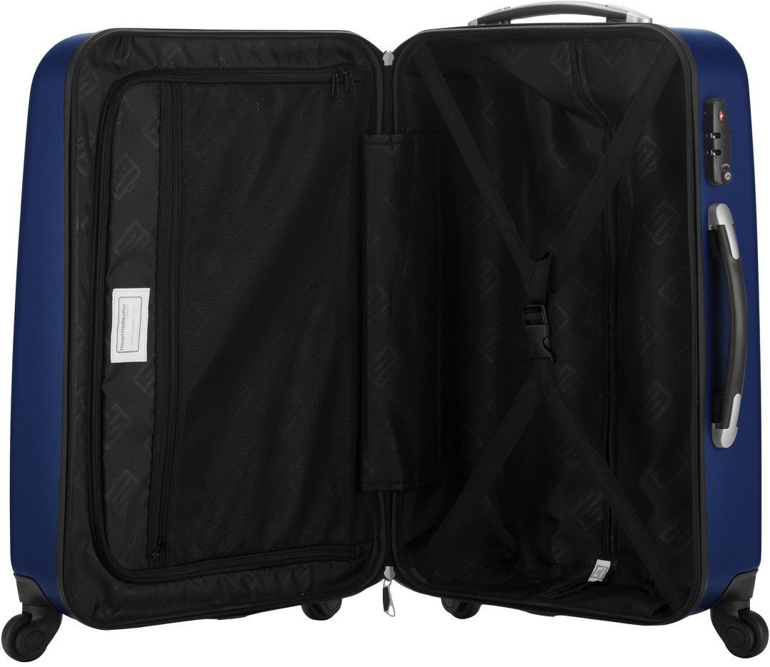 Hauptstadtkoffer Hartschalen-Trolley Wedding, in verschiedenen Größen und Farben, 4 Rollen, Hartschalen Koffer klein mittel groß Reisegepäck TSA Schloss