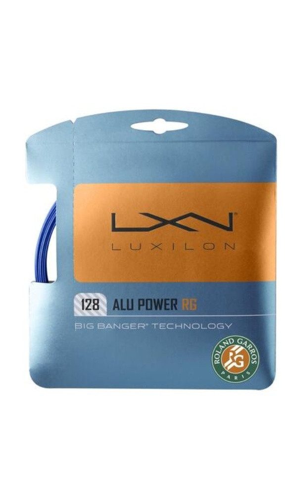 Tennissaite Alu Power Roland Garros 1.28 (Haltbarkeit+Power) blau 12m Set