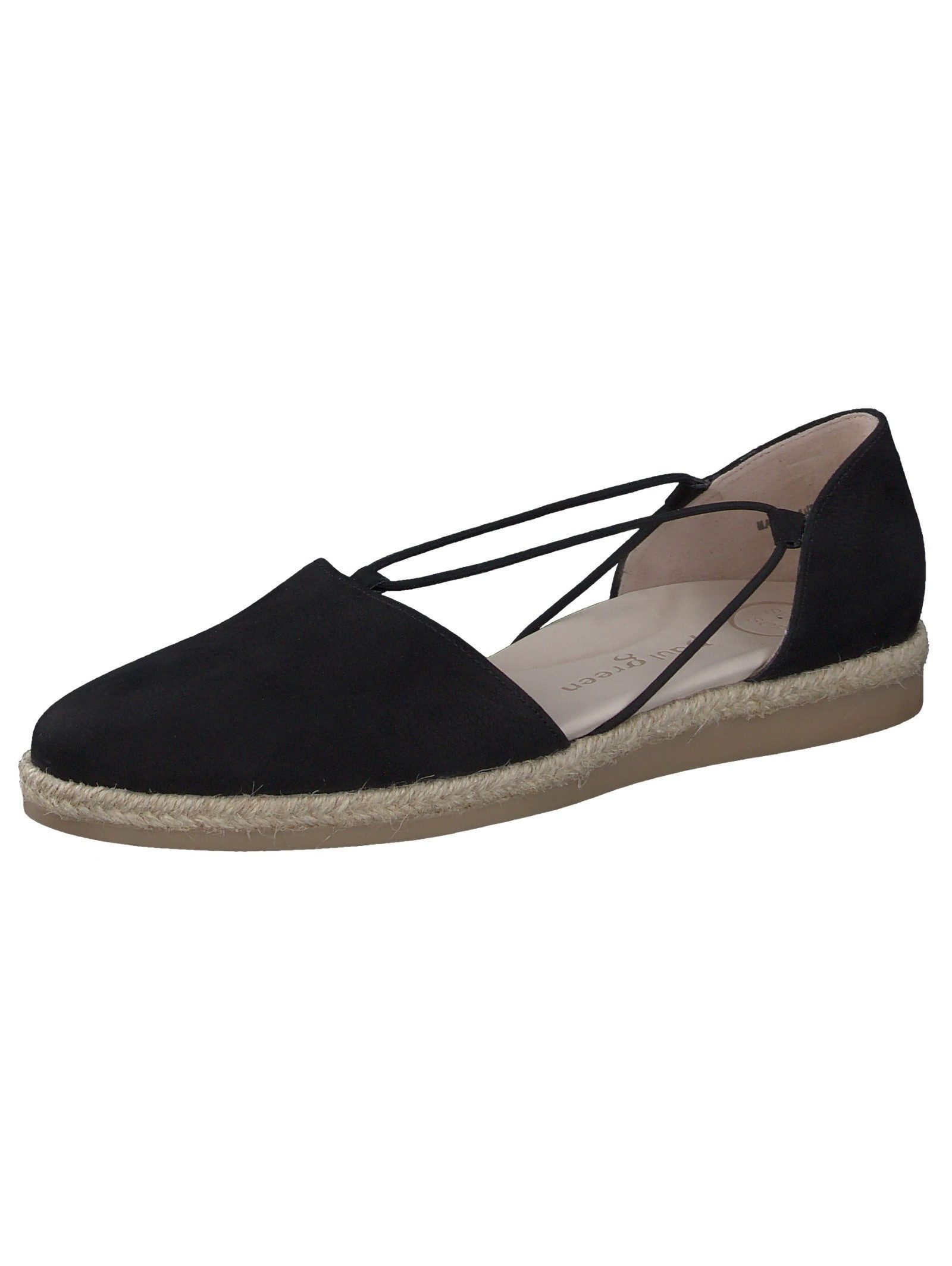 Paul Green Ballerinas Nubukleder Riemchenballerina