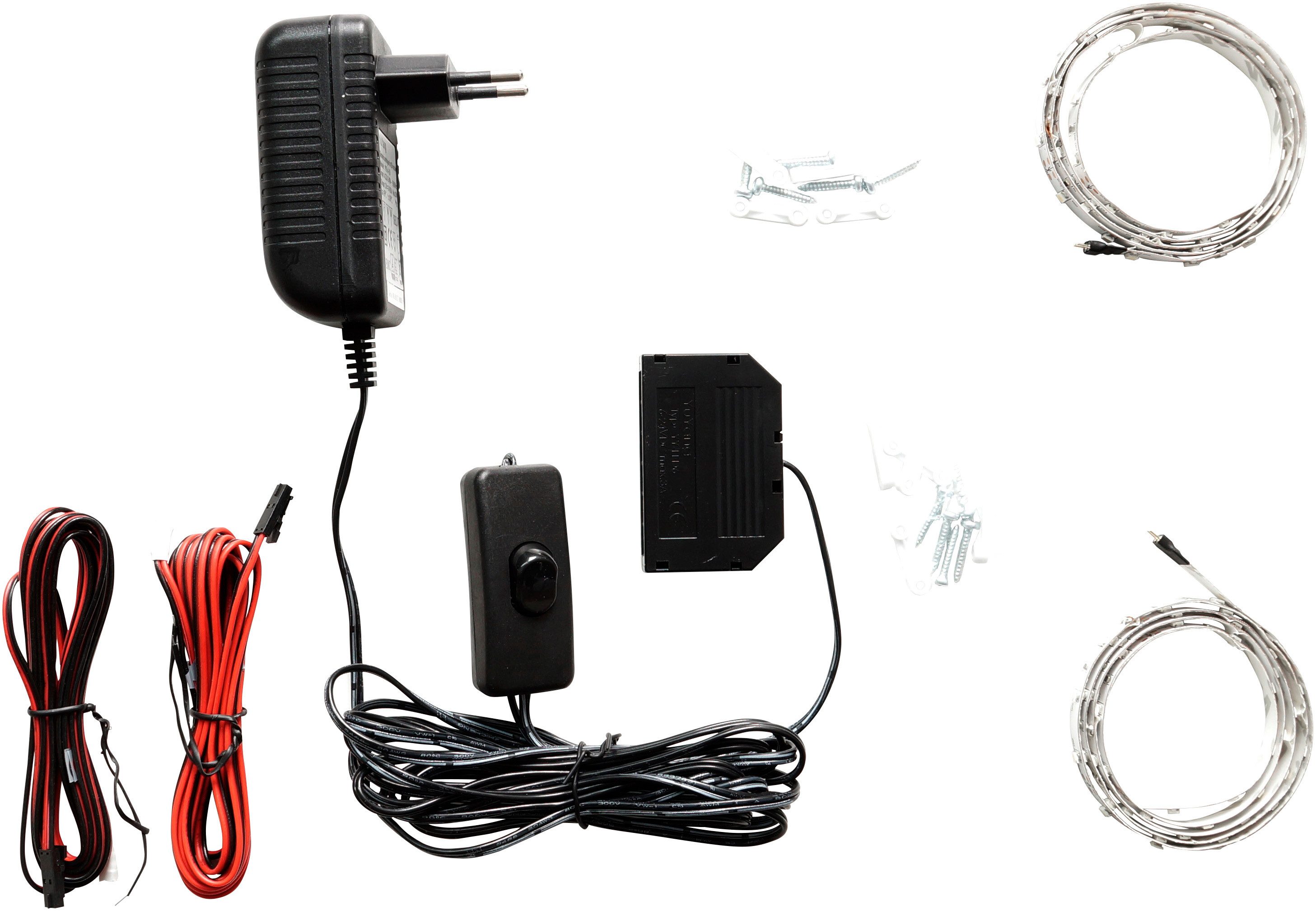 MCA furniture LED-Leuchtmittel SANTERNO 2-er Set LED BAND, 1 St., Farbwechsler, LED Band Beleuchtung, Stripe, Lights, 2er Set, 85 cm