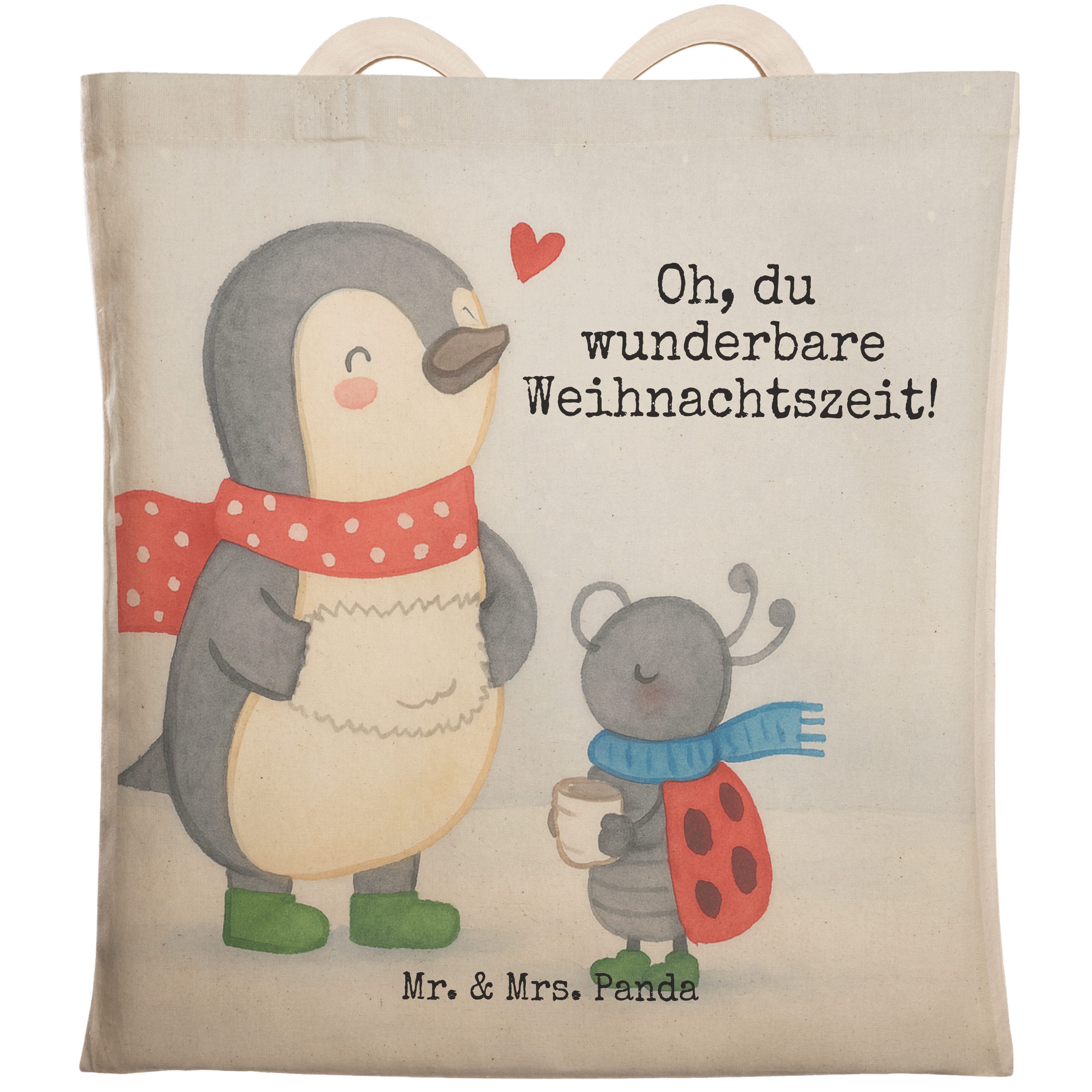 Tragetasche Smörle Winterzeit Design, Tote Bag, Weiß, Weihnachtszeit, Bag, shoppi