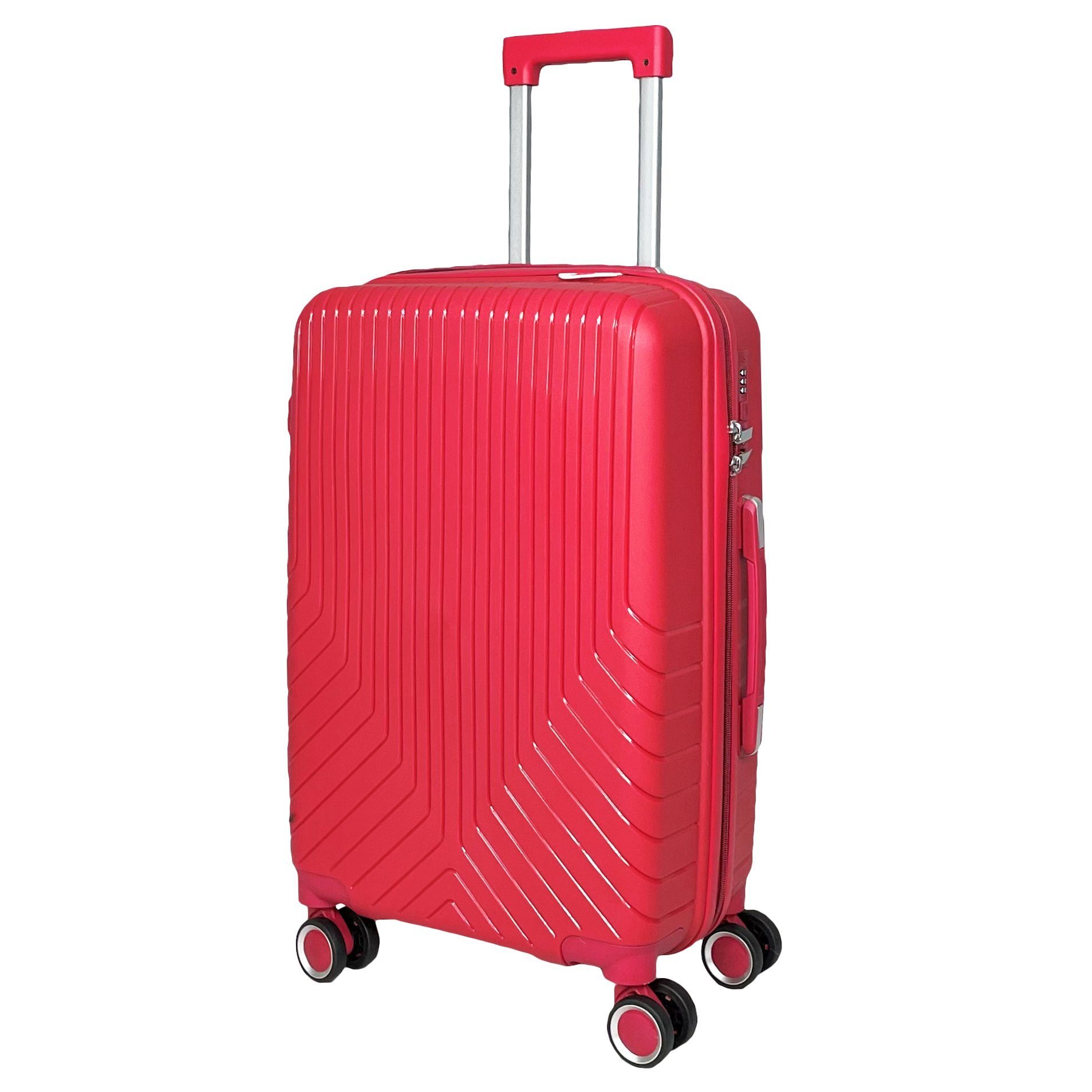 MTB Koffer Reisekoffer Reisetasche Koffer Handgepäck Tasche M/L/XL/XXL/4er Set Rot