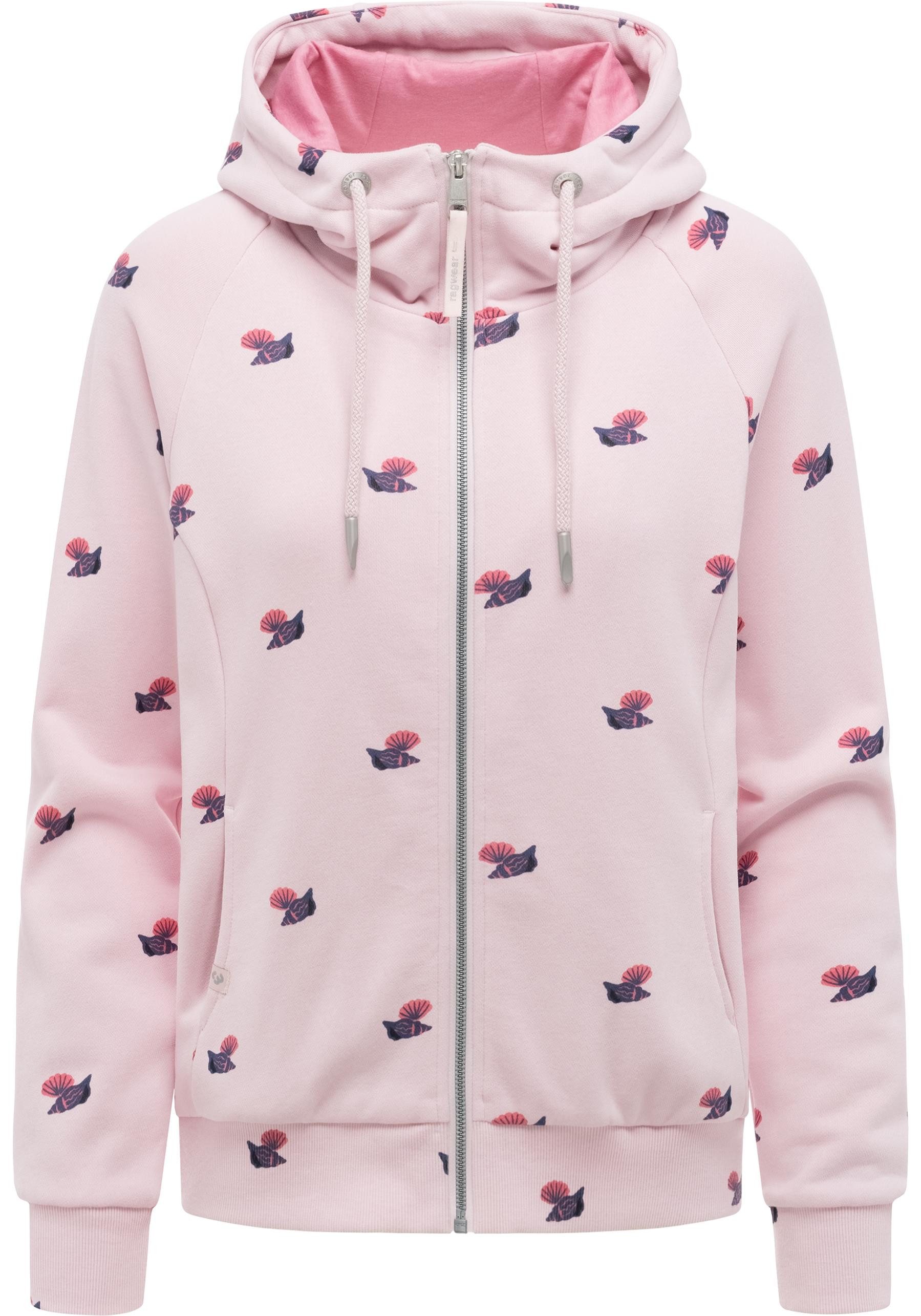 Ragwear Kapuzensweatjacke Fllawia Shells Lässige Sweatjacke mit Kapuze