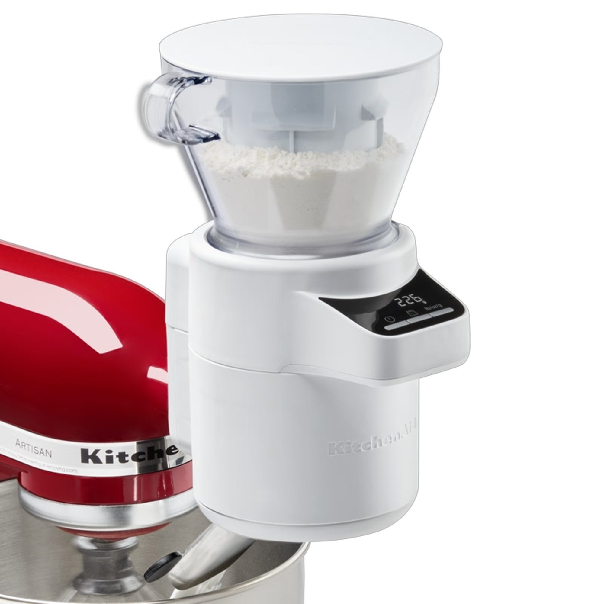 KitchenAid Siebaufsatz KitchenAid 5KSMSFTA Sifter Sieb mit digitaler Waage