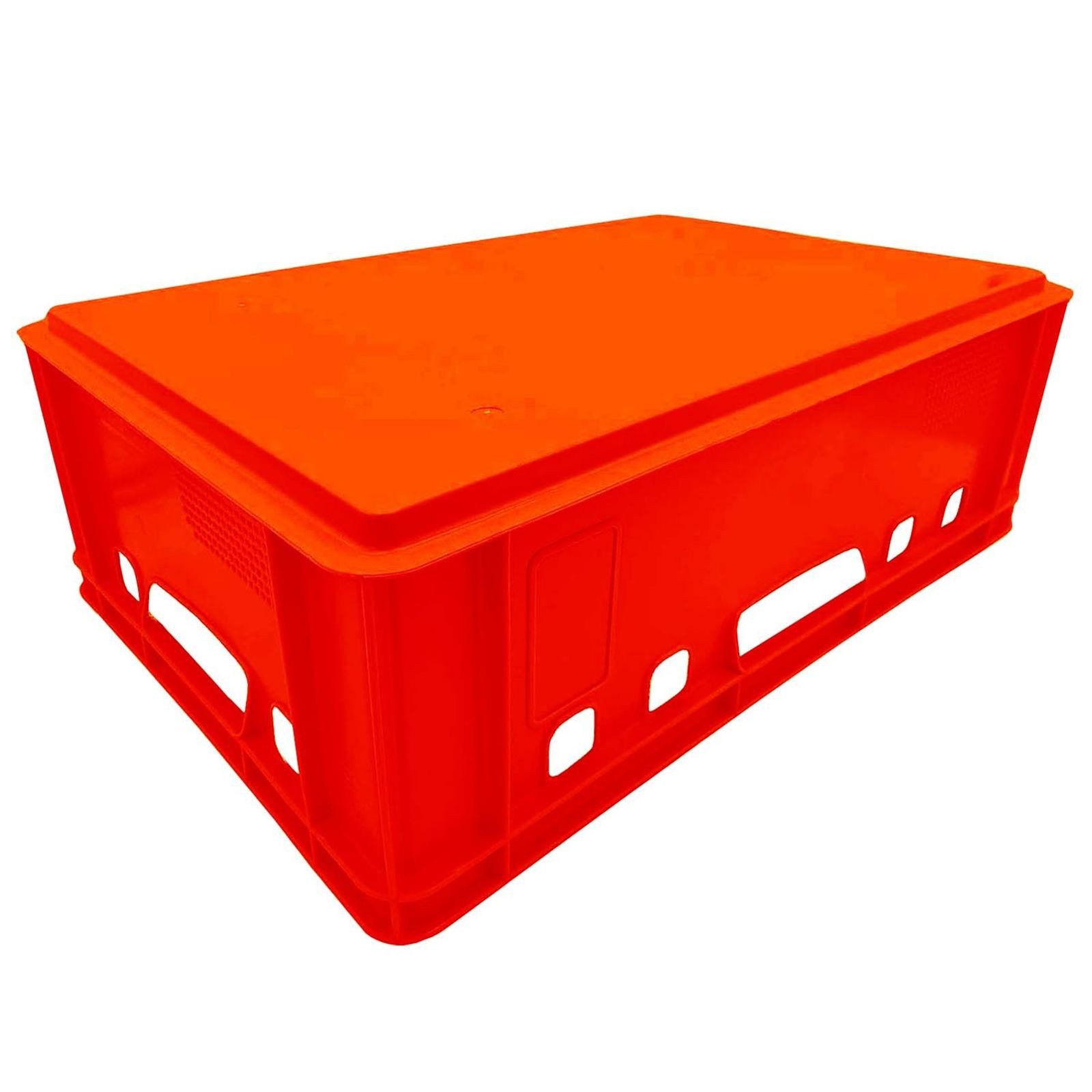 BURI Transportbehälter Fleischkisten E2 60x40cm Lagerkiste Eurobox lebensmittelecht stapelbar, (1-St) – Bild 3 von 5
