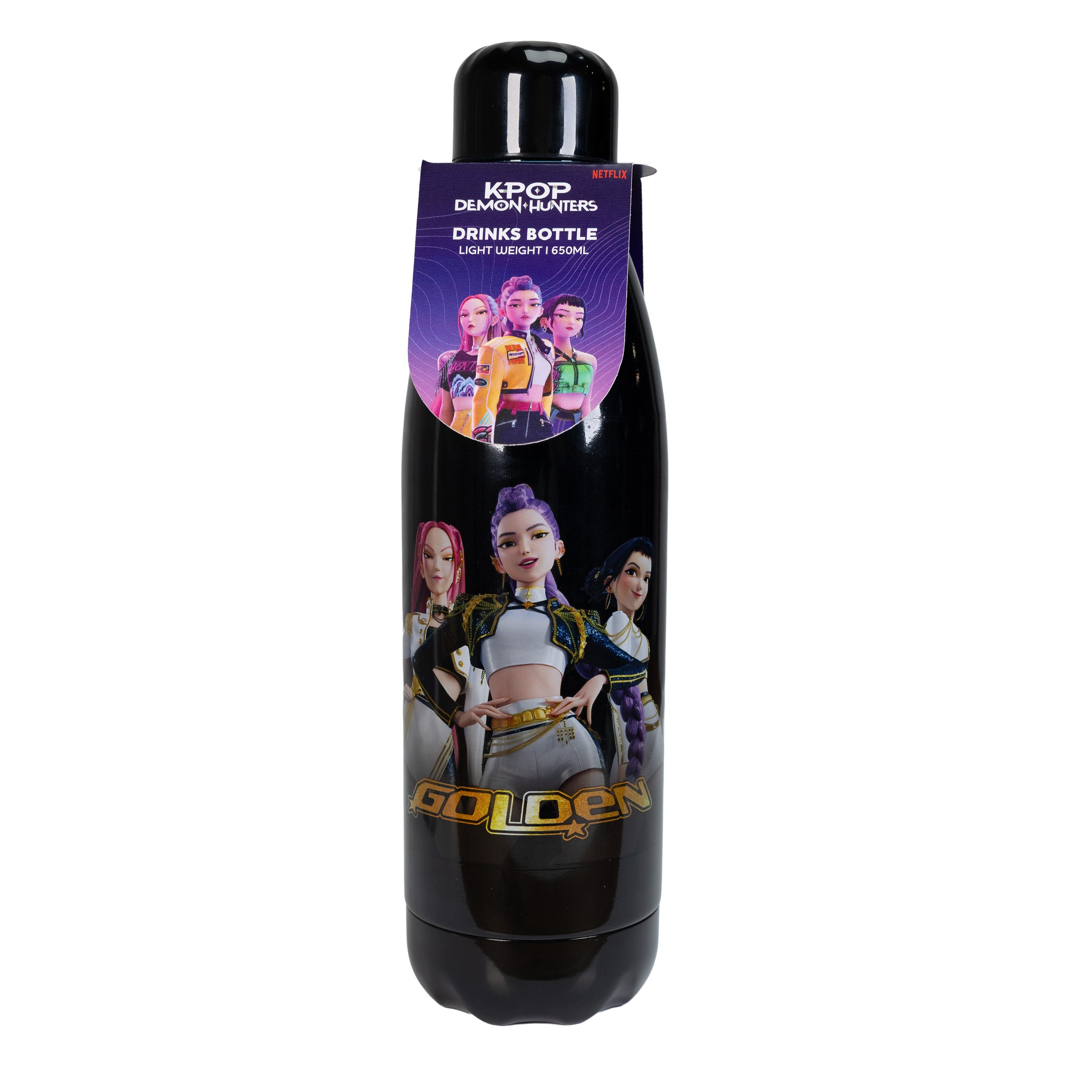 Blue Sky Designs Trinkflasche KPop Demon Hunters - Trinkflasche (650ml) Golden – Bild 3 von 3