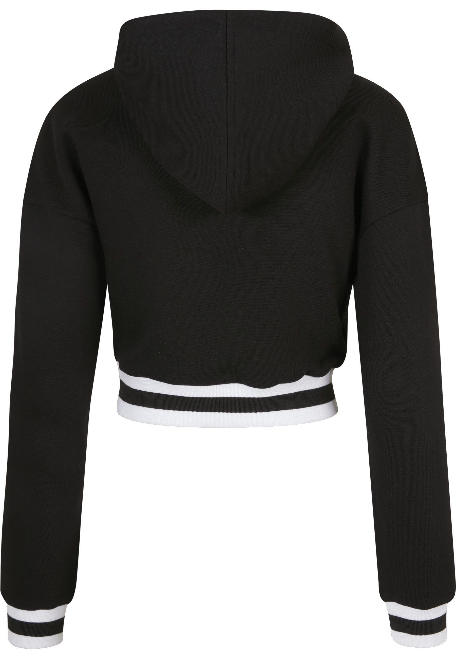 URBAN CLASSICS Rundhalspullover Urban Classics Damen Ladies Short College Hoody (1-tlg)