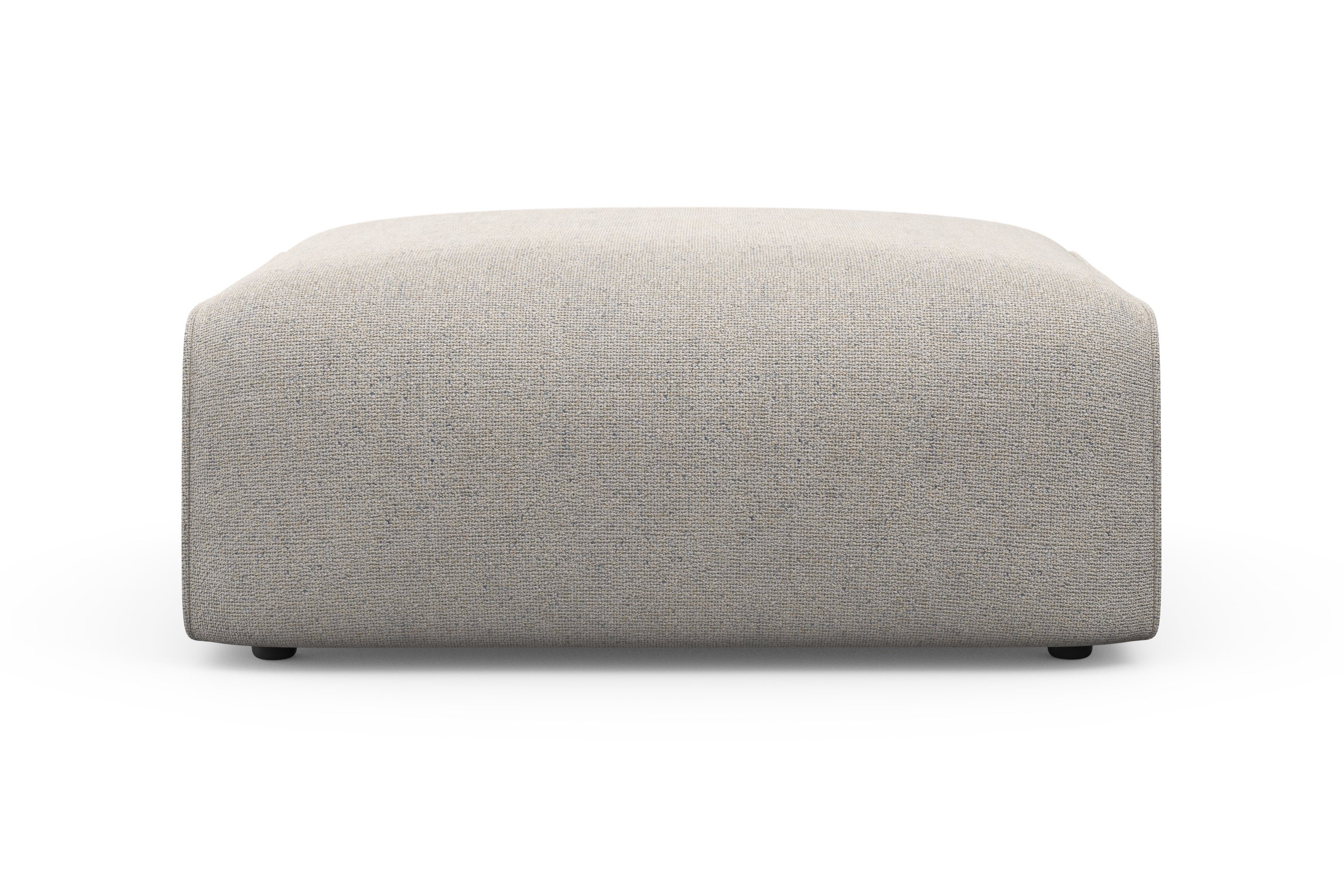 OTTO home Polsterhocker Merid Sitzhocker, Maße B/T/H: 97/97/43 cm, als Modul oder separat verwendbar, für individuelle Zusammenstellung