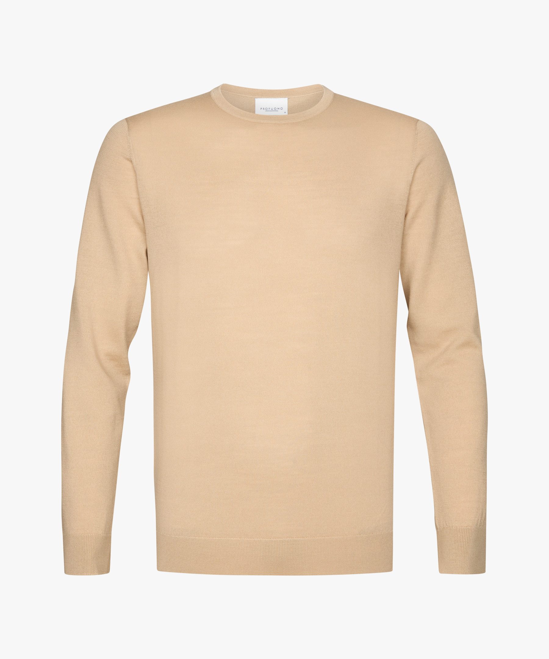 Profuomo Strickpullover PULLOVER CREW NECK D BEIGE