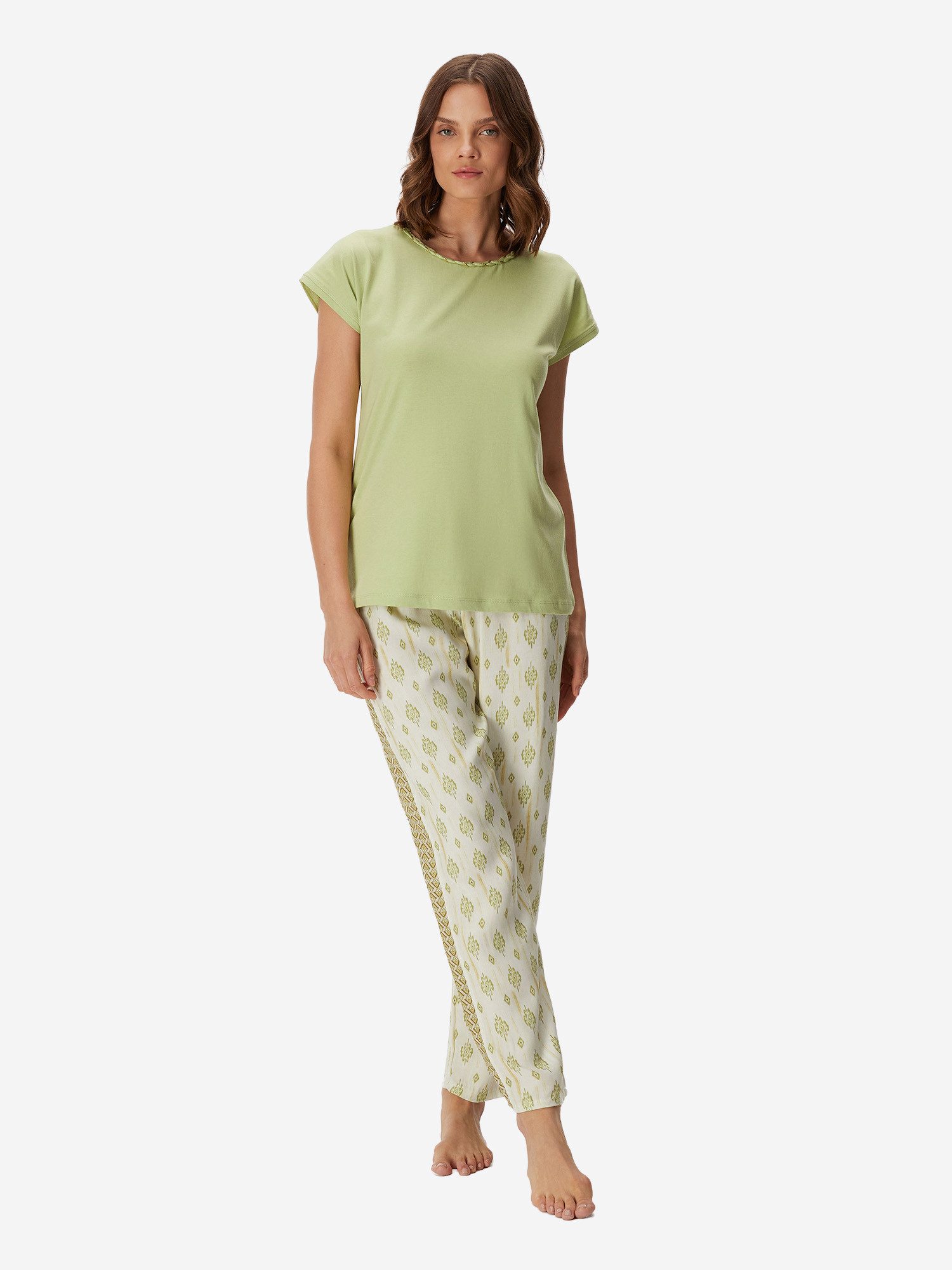 Goldenbay Pyjama Dahlia (2 tlg) schlafanzug schlafmode bequem