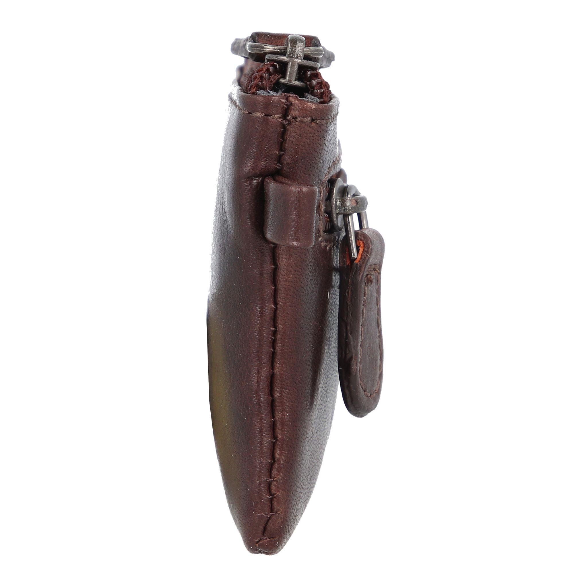 Braun Büffel Schlüsseltasche Arezzo, Leder
