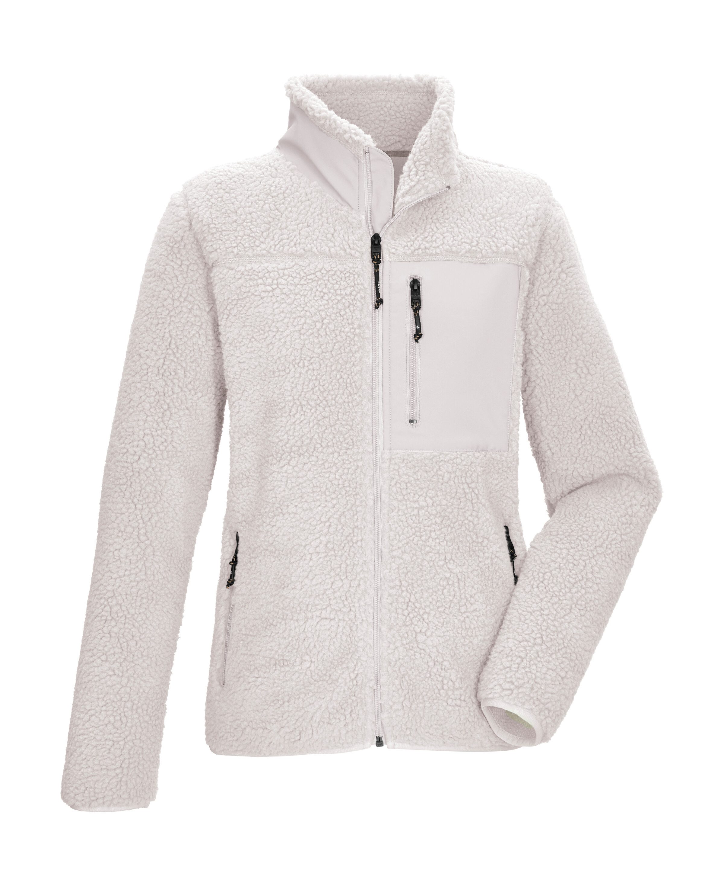 Killtec Fleecejacke KOW 23 WMN FLC JCKT Sherpa Fleecejacke, Zippertaschen, Kinnschutz, Midlayer