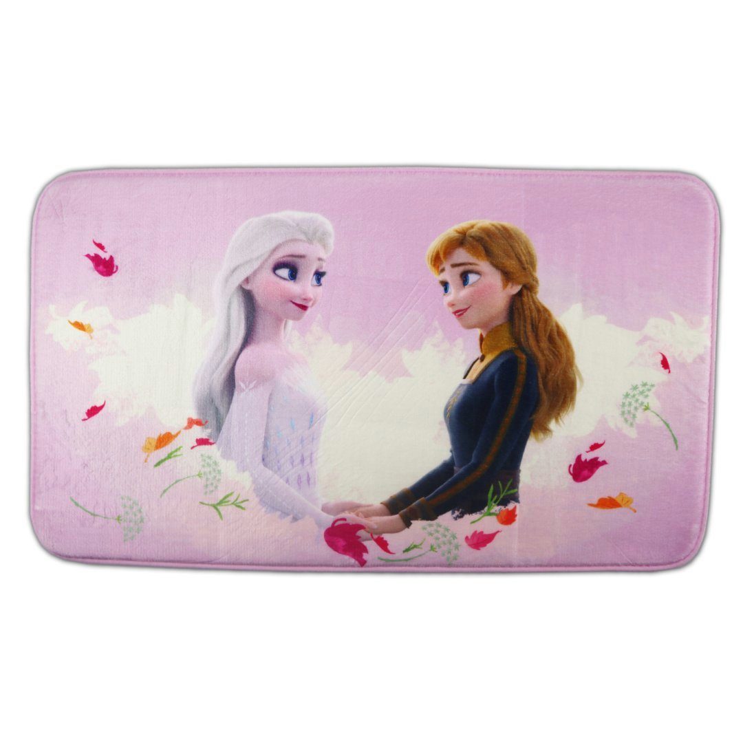 Disney Kinderteppich Disney Die Eiskönigin Teppich Badvorleger, Rechteckig, Gr. 40x70 cm, antirutsch