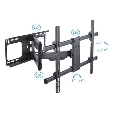 PureMounts PureMounts PM-FM50-600 - Neigbare und schwenkbare TV / Monitor Wandhal TV-Wandhalterung