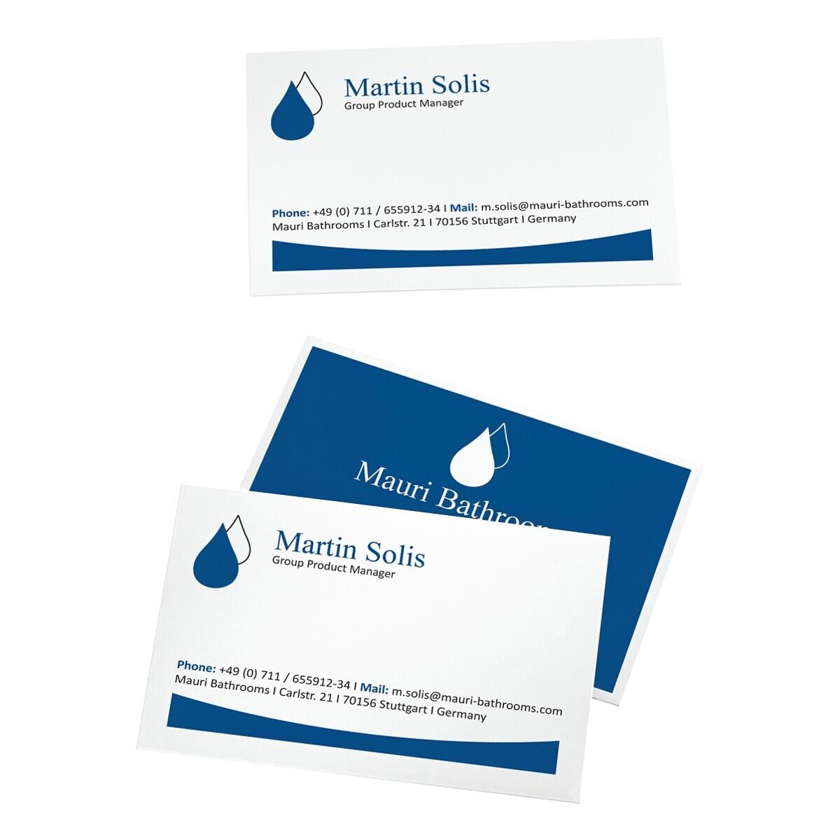 Sigel Visitenkarten LP853, Edelkarton hochweiß-matt, ohne Perforation 250 g/m²