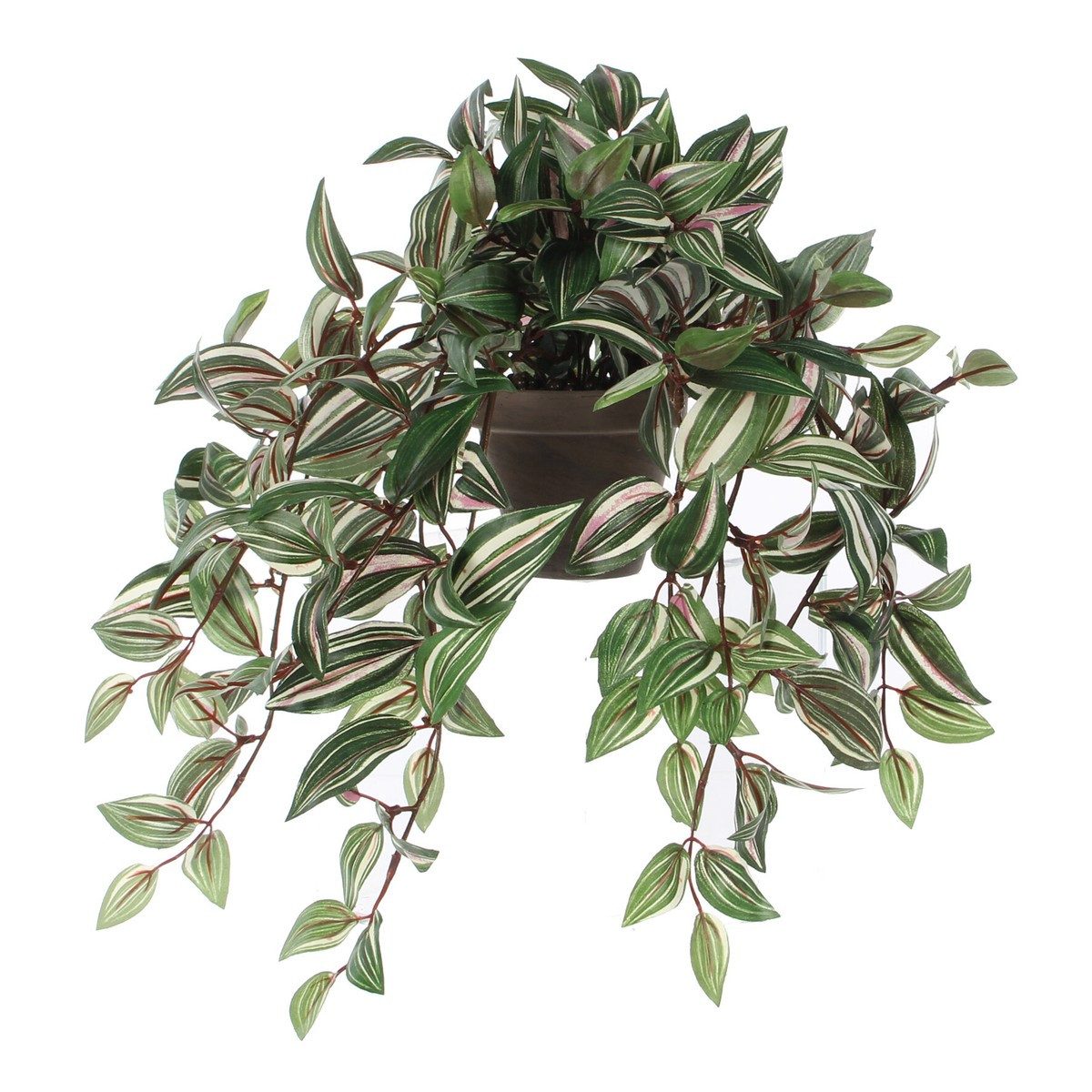Kunstpflanze Mica Decorations Tradescantia haengend gruen in Topf Stan grau d11,5cm, Mica Decorations, Höhe 25 cm