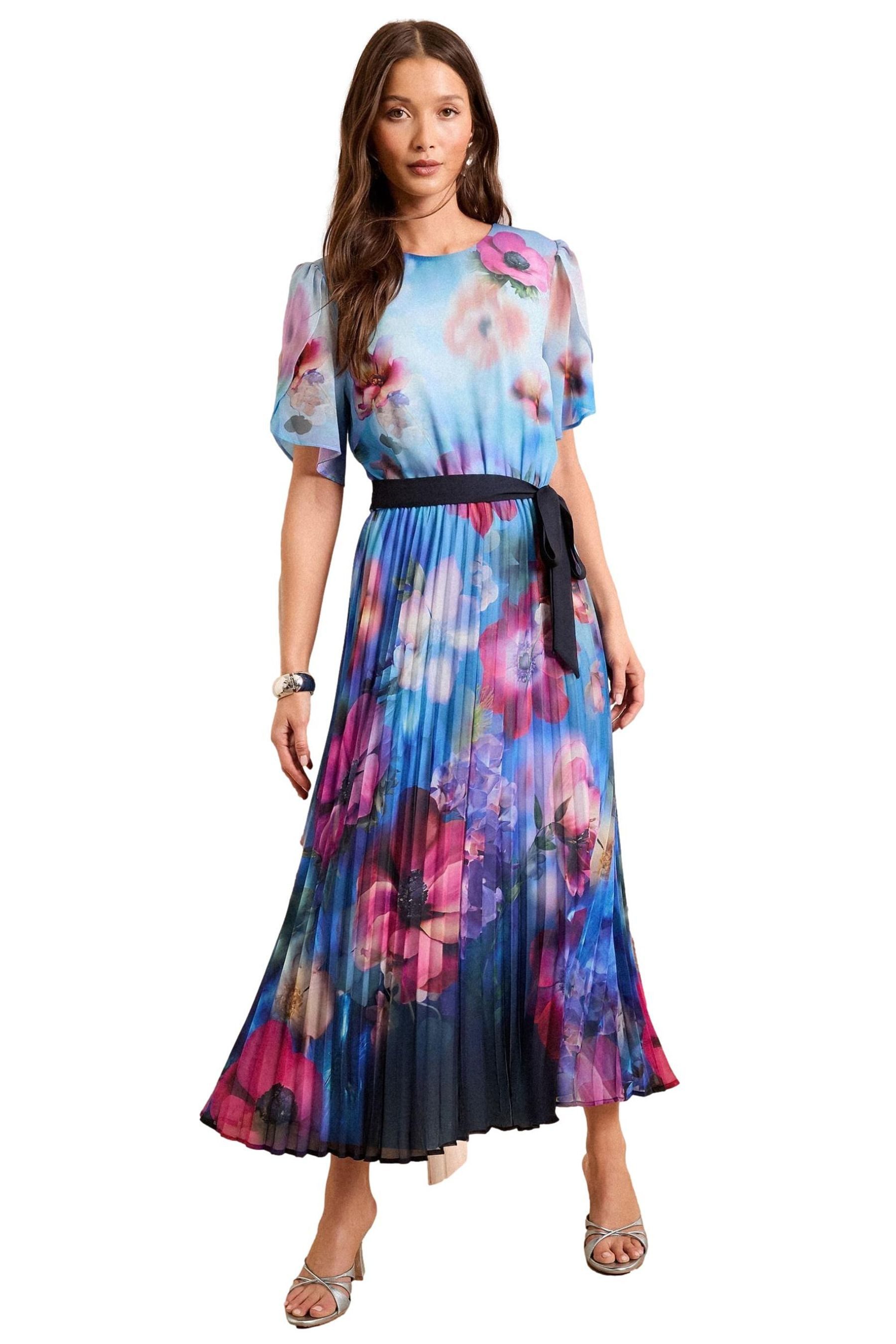 Love & Roses Midikleid Love & Roses Midikleid mit Falten, Petite (1-tlg) günstig online kaufen