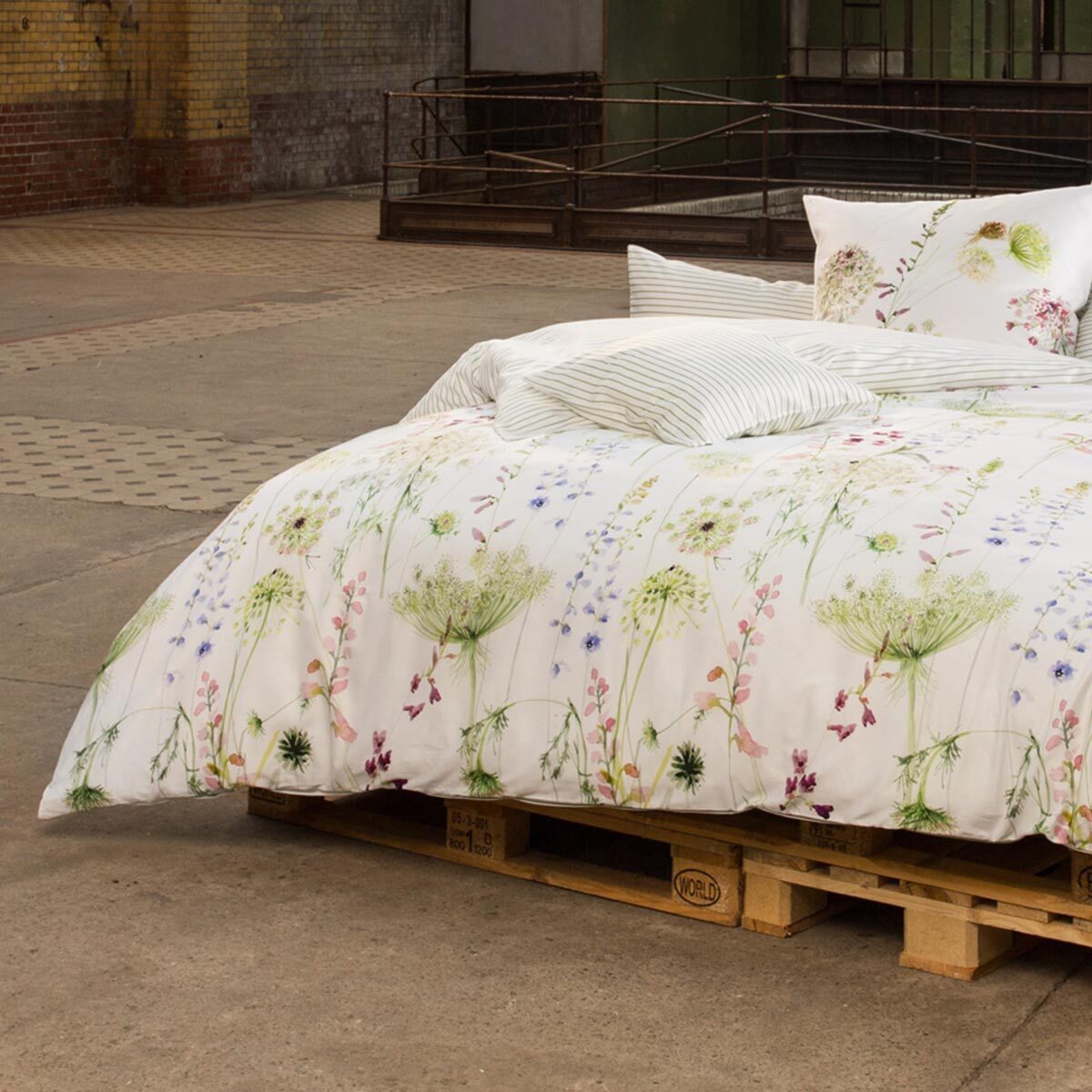 Estella Bettwäsche Meadow, Mako Satin, 1 teilig