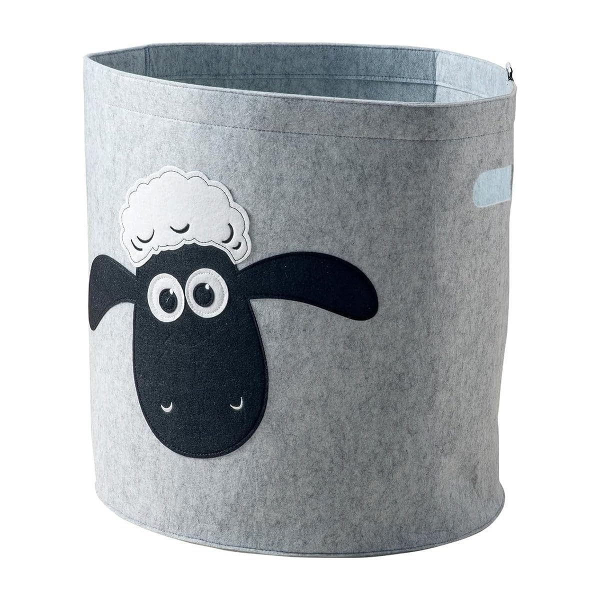 Lifeney Aufbewahrungsbox Aufbewahrungskorb für Kinder, zusammenfaltbar, ca. 43,5 x 46 cm, Shaun das Schaf Design
