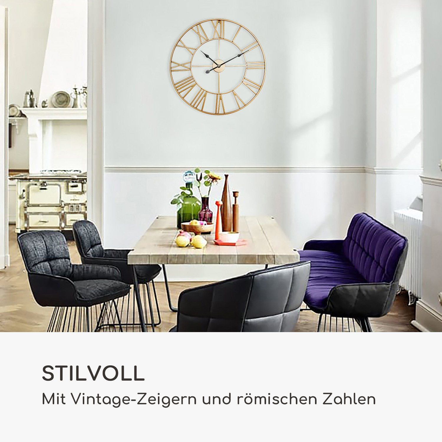 Casa Chic Wanduhr Queensway 80 Wanduhr günstig online kaufen