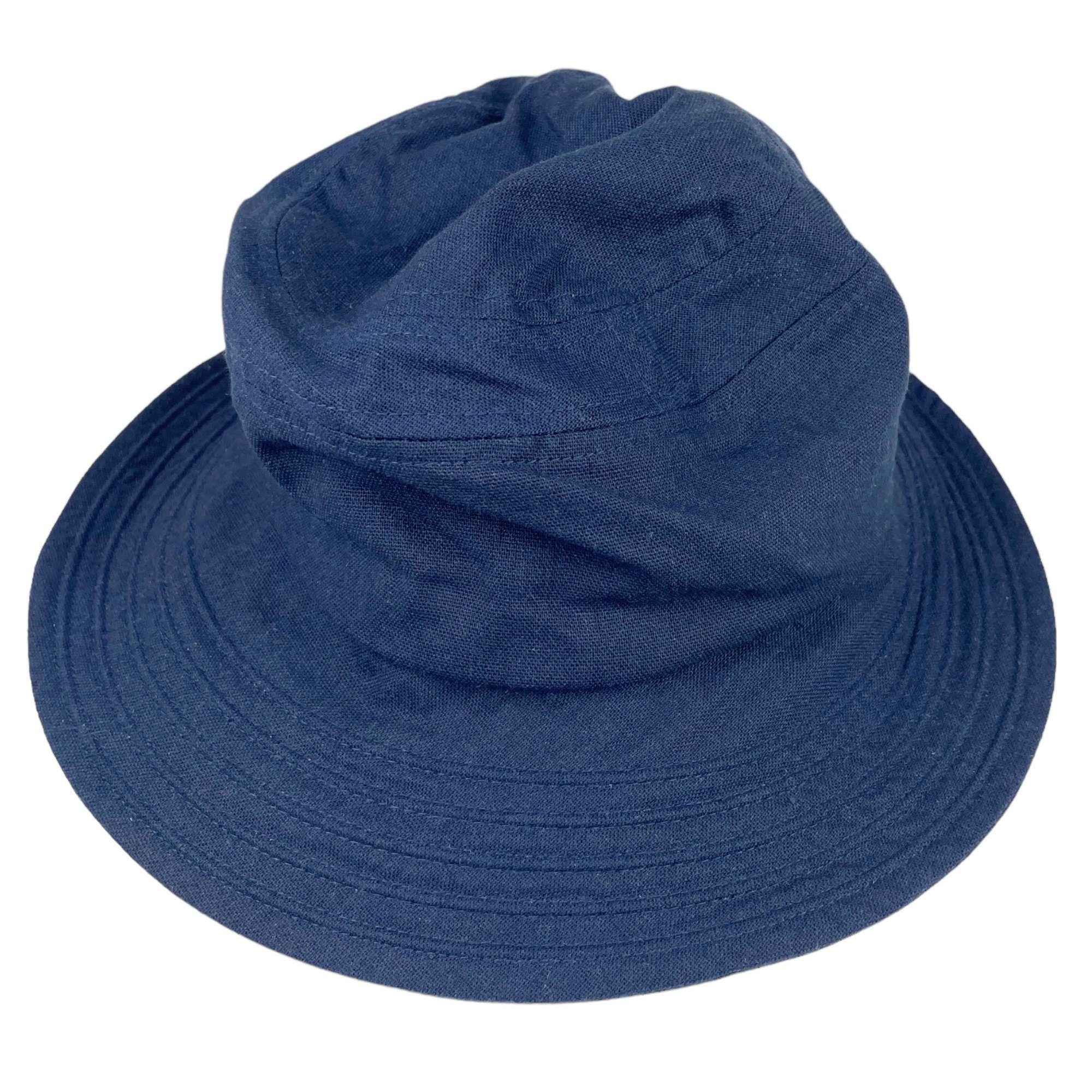 Taschen4life Sonnenhut Modischer marineblau Größenverstellbar, Leinen Sommer Fischerhut Hut Hat, Bucket unisex