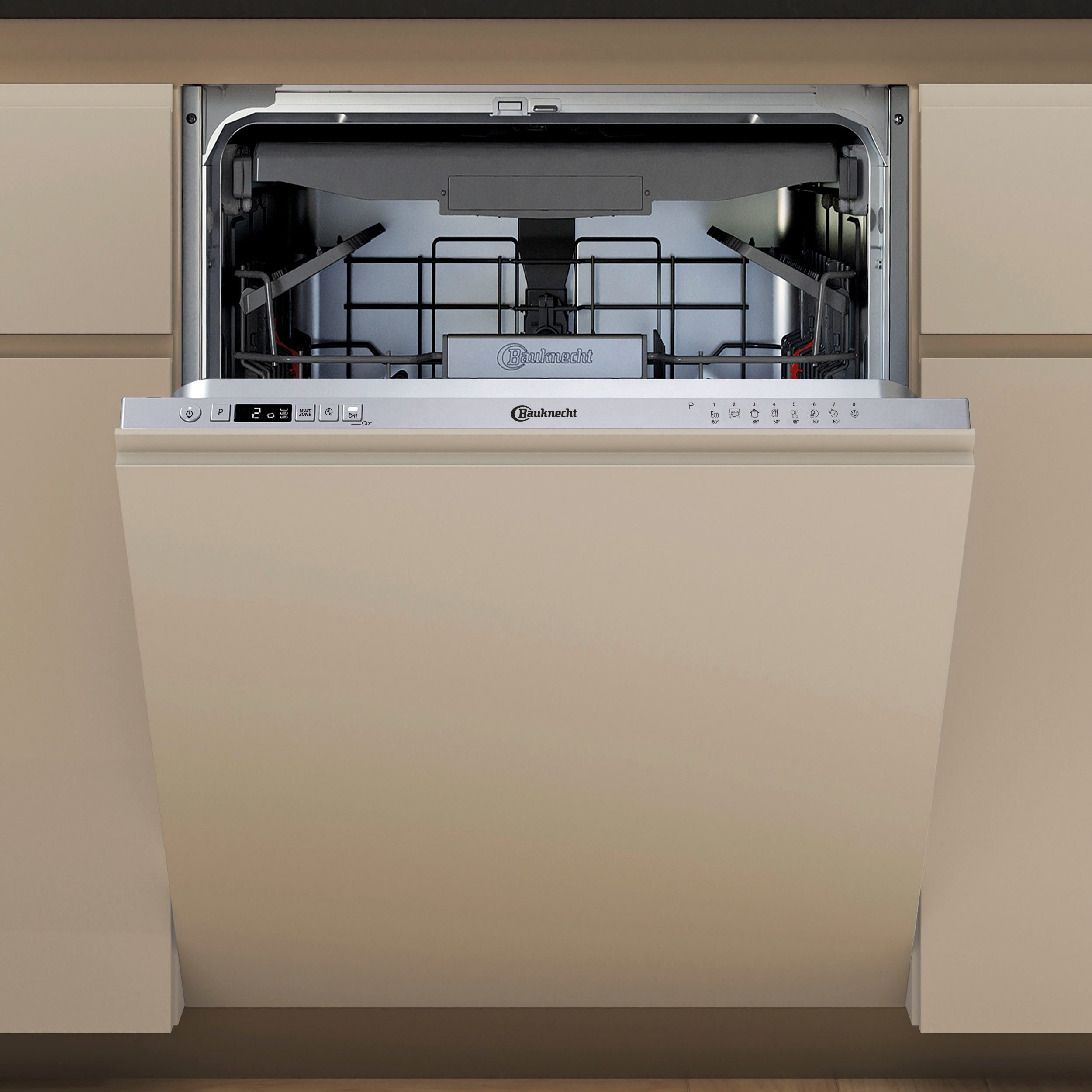 BAUKNECHT vollintegrierbarer Geschirrspüler B0I D541A S, 14 Maßgedecke, ActiveDry - automatisches Türöffnungssystem