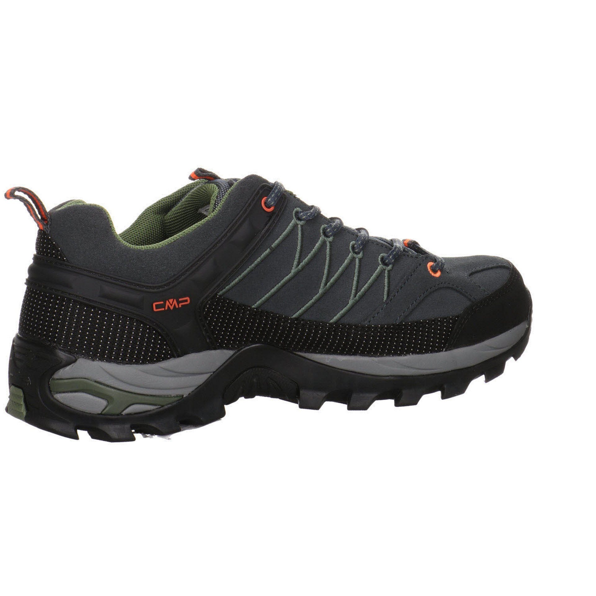 CMP Herren Outdoor Low Schuhe Grau Leder-/Textilkombination Rigel Outdoorschuh Outdoorschuh (03201805)