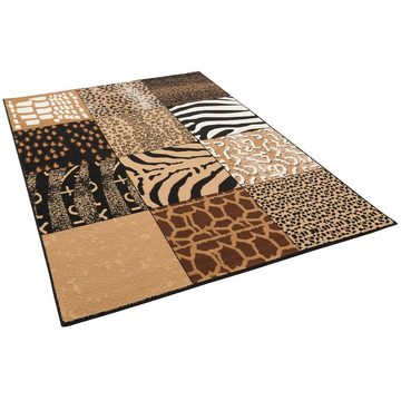 Designteppich Trendline Teppich Afrika Patchwork, Pergamon, Rechteckig, Höhe: 8 mm