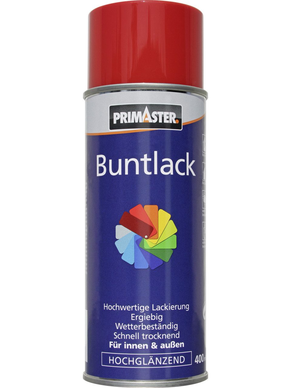 Sprühlack Primaster Lackspray 400 ml feuerrot hochglänzend