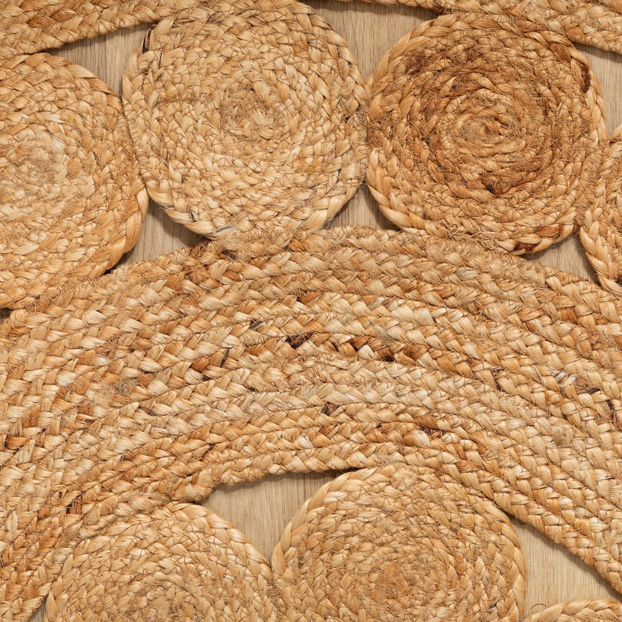 Steffensmeier Teppich Goa - Flower, rund, Jute