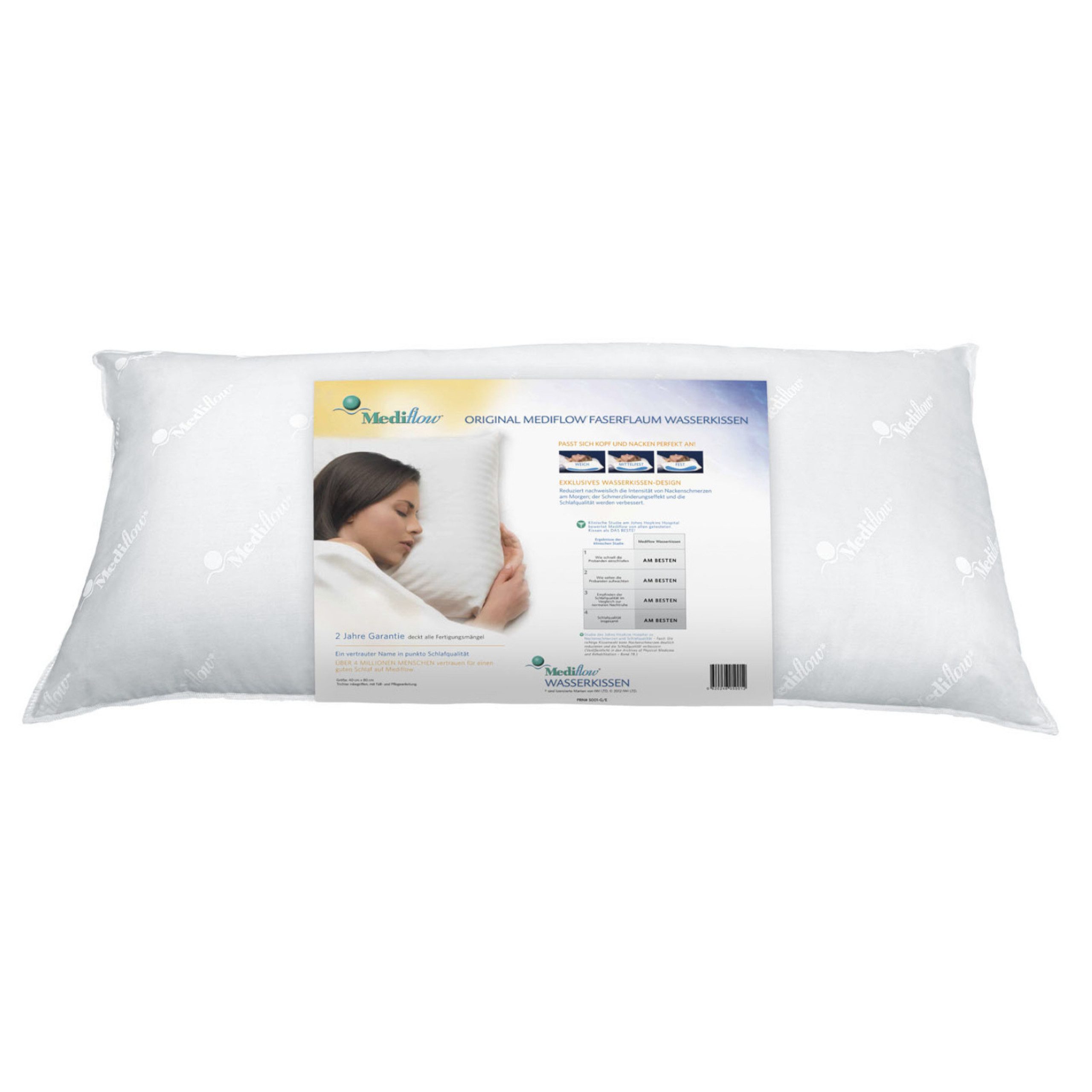 Wasserkissen OBB Mediflow Wasserkissen mit Faservlies Größe 40x80 cm